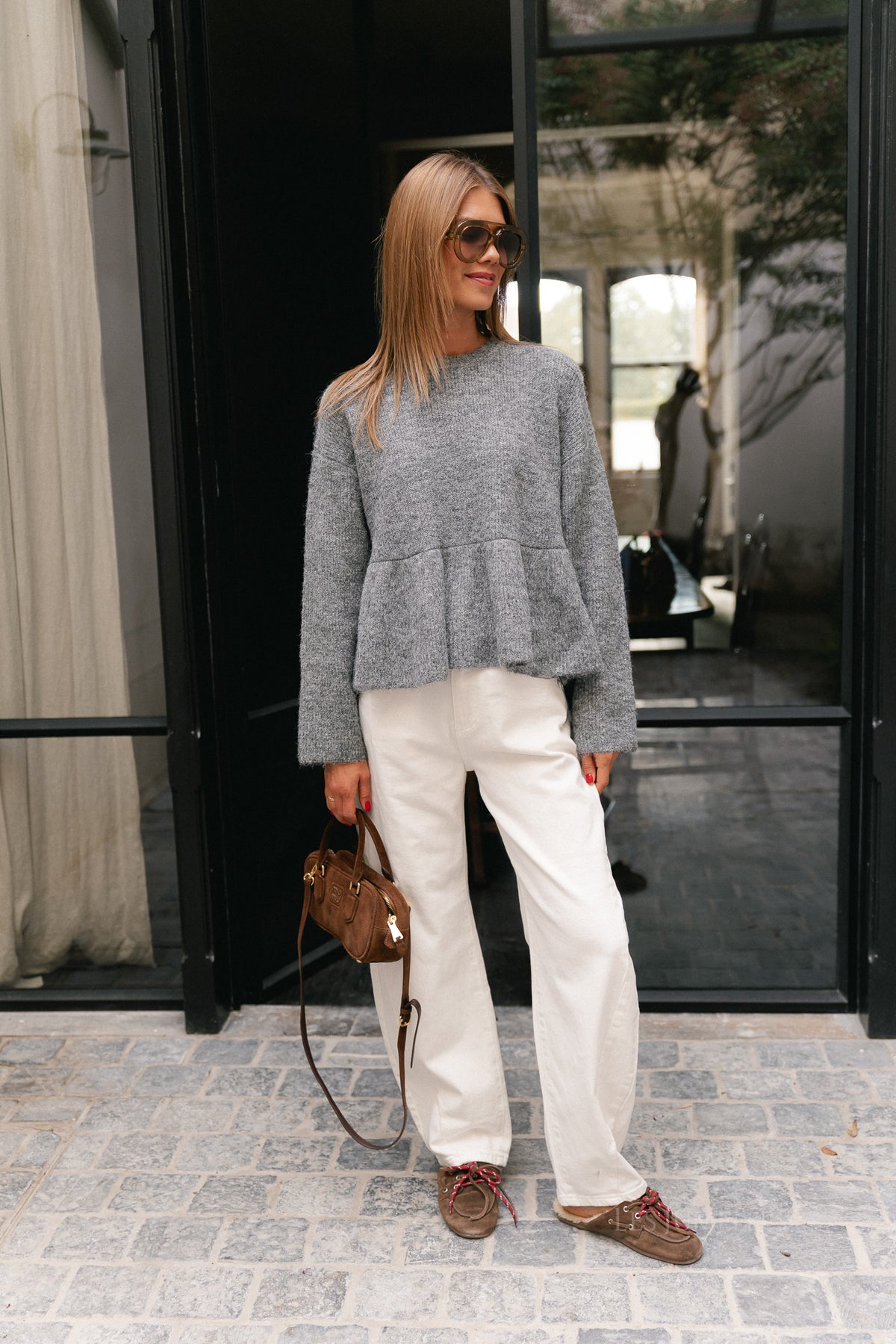 Licia jumper grey melange
