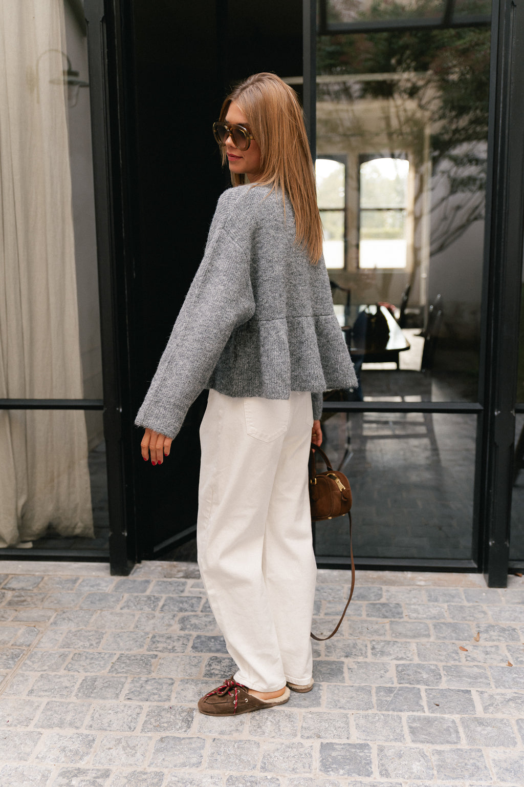 Licia jumper grey melange