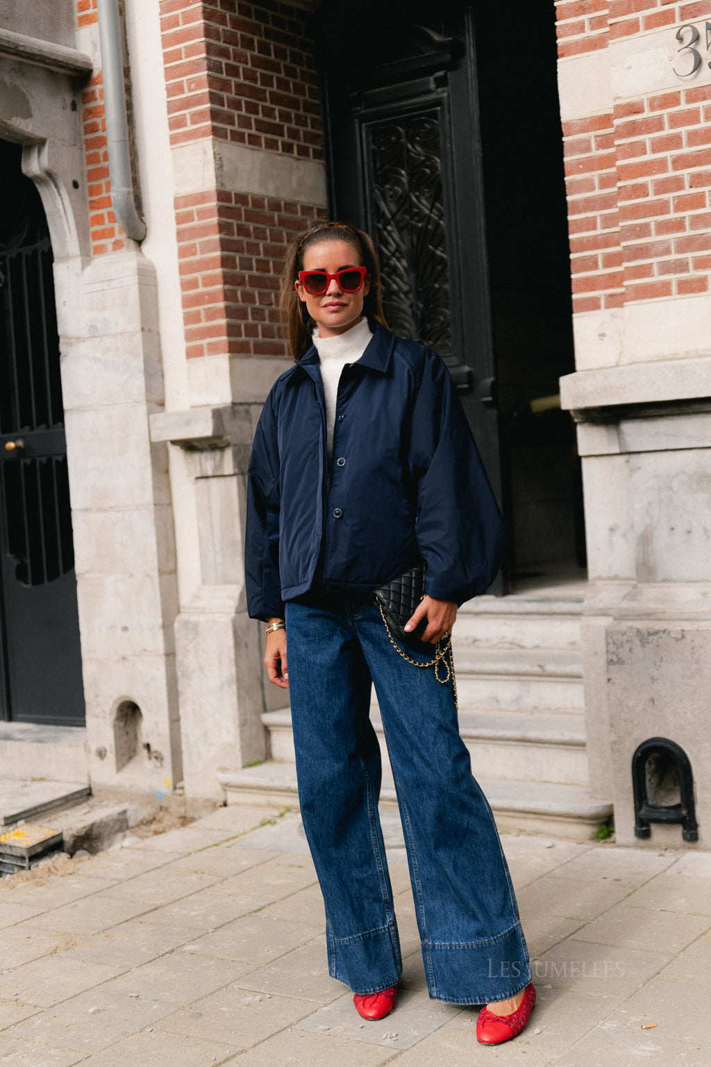 Jodie padded jacket navy