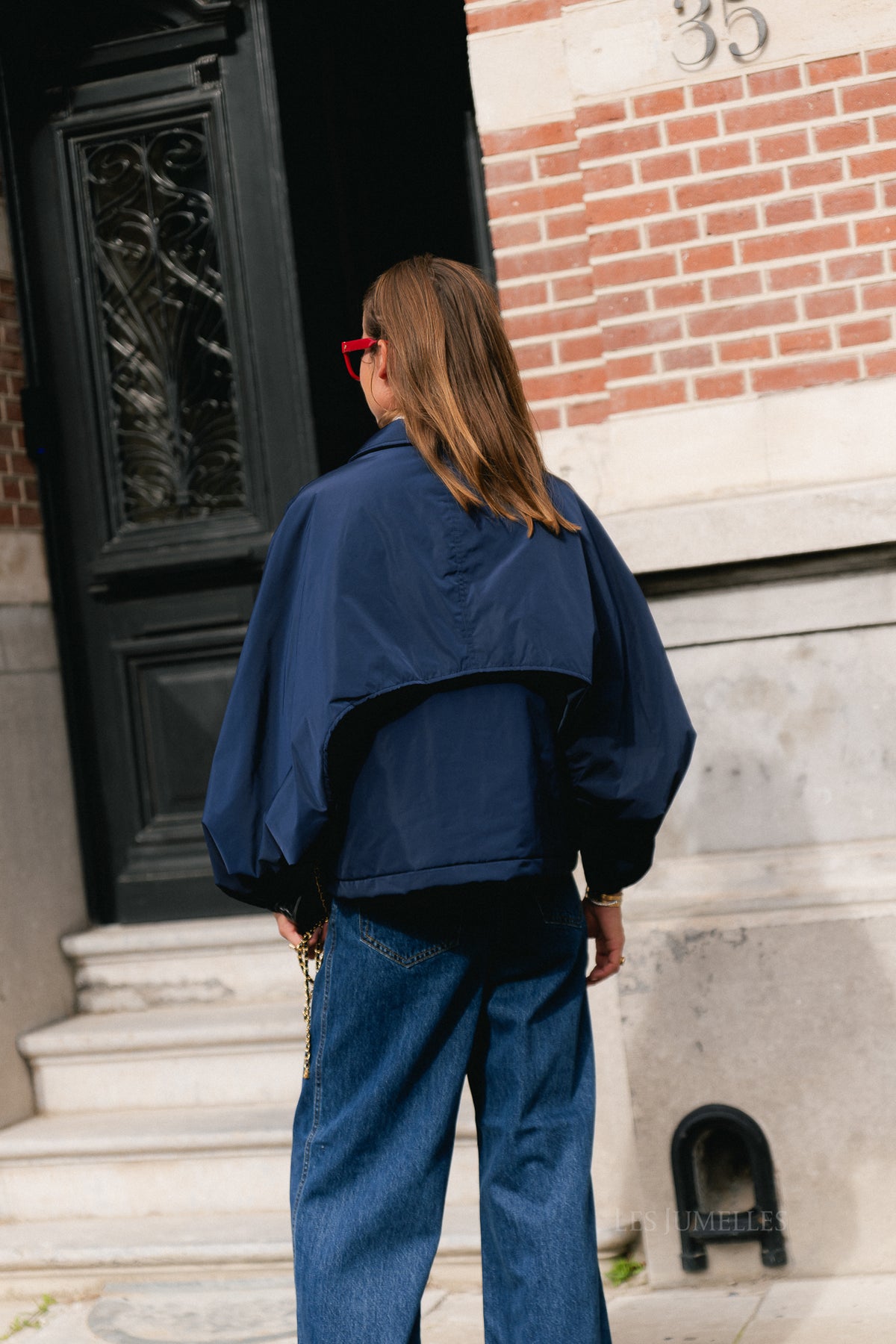 Jodie padded jacket navy