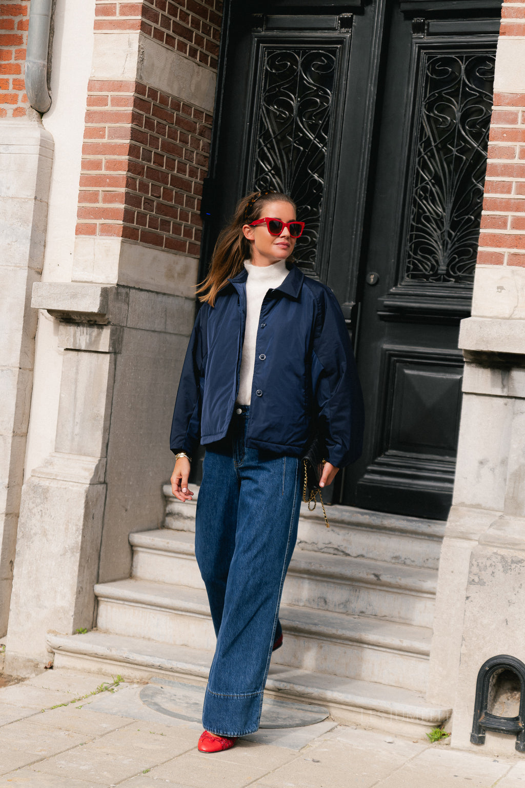 Jodie padded jacket navy