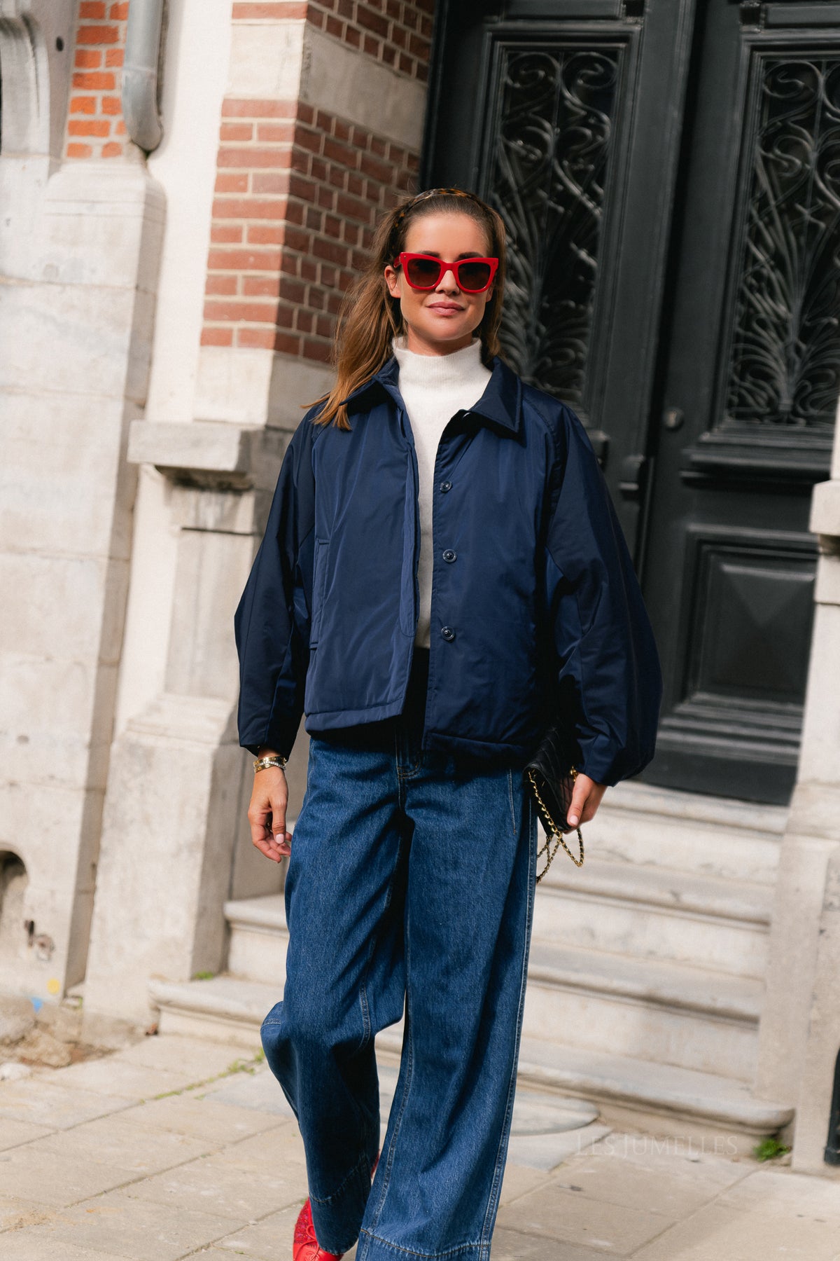 Jodie padded jacket navy