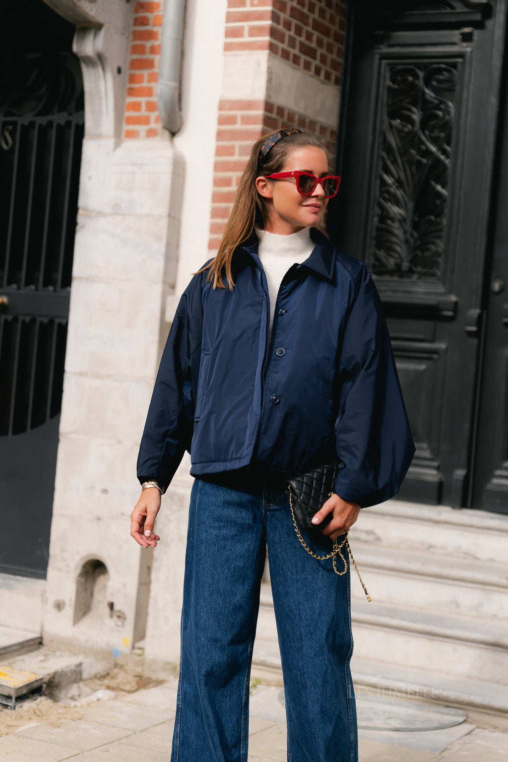Jodie padded jacket navy