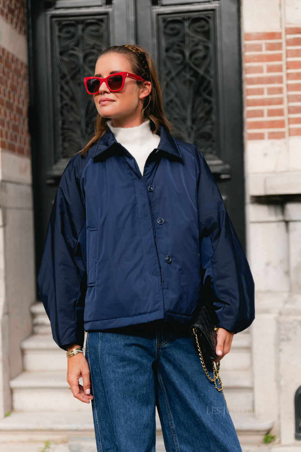 Jodie padded jacket navy