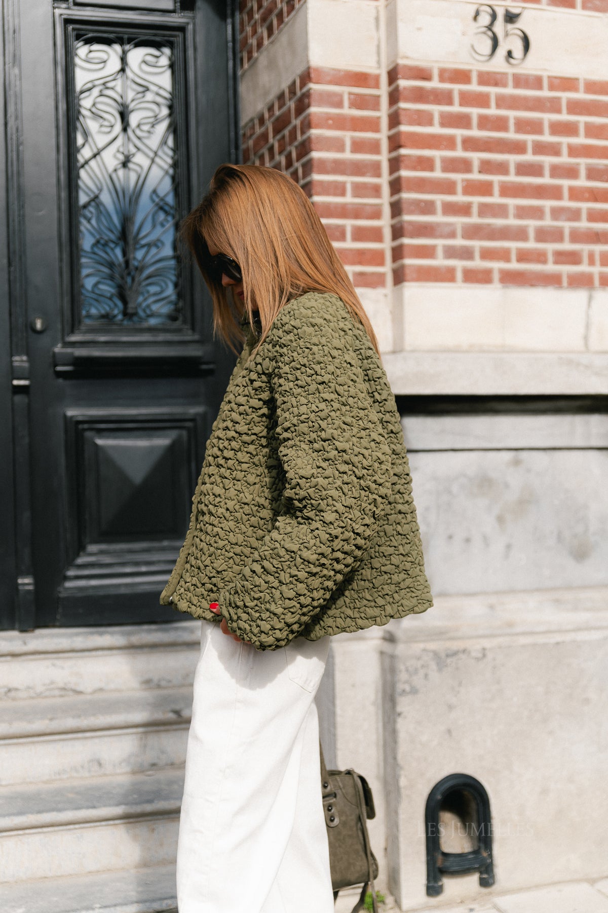 OBJKolka LO bomber jacket martini olive