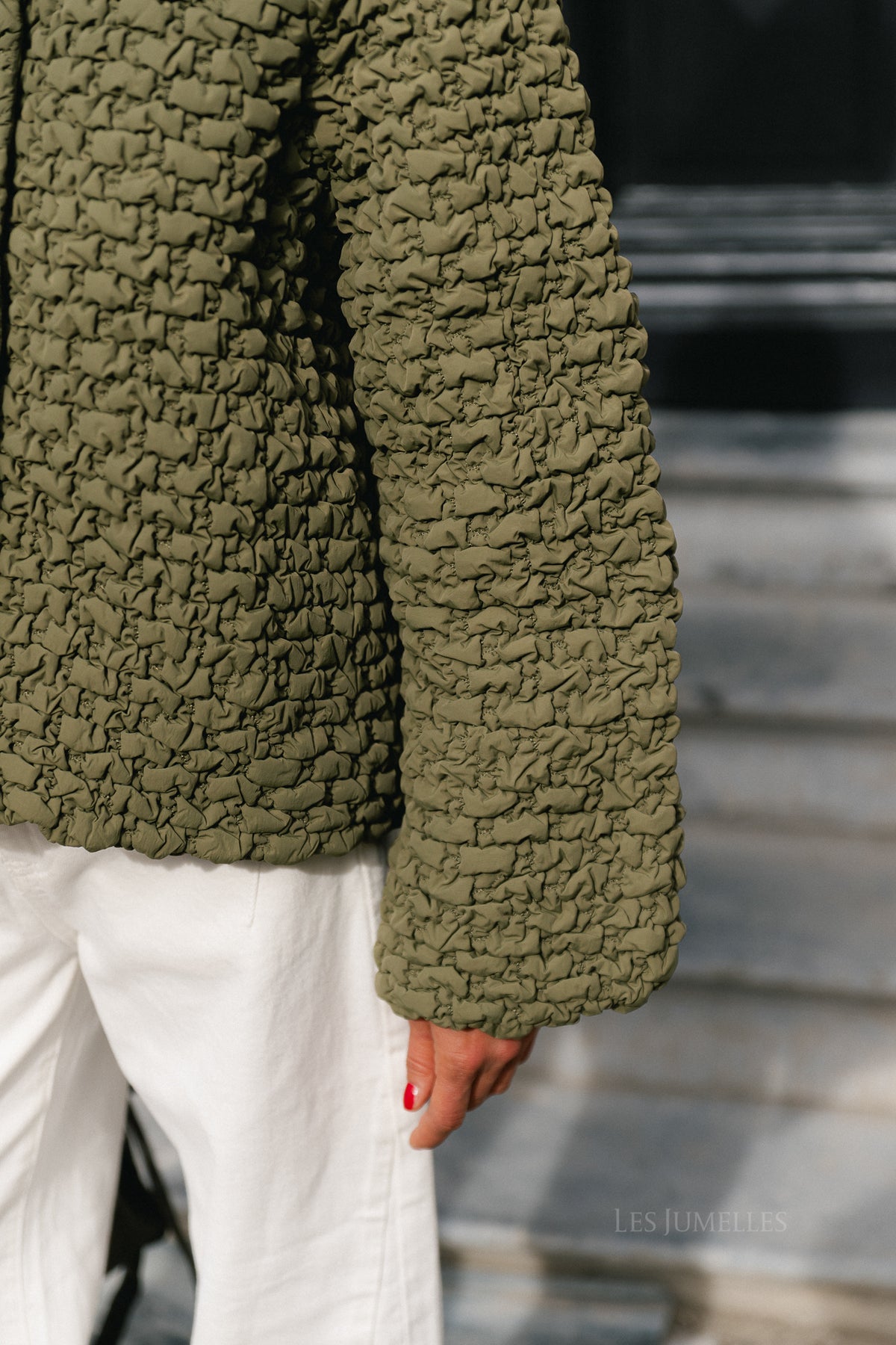 OBJKolka LO bomber jacket martini olive