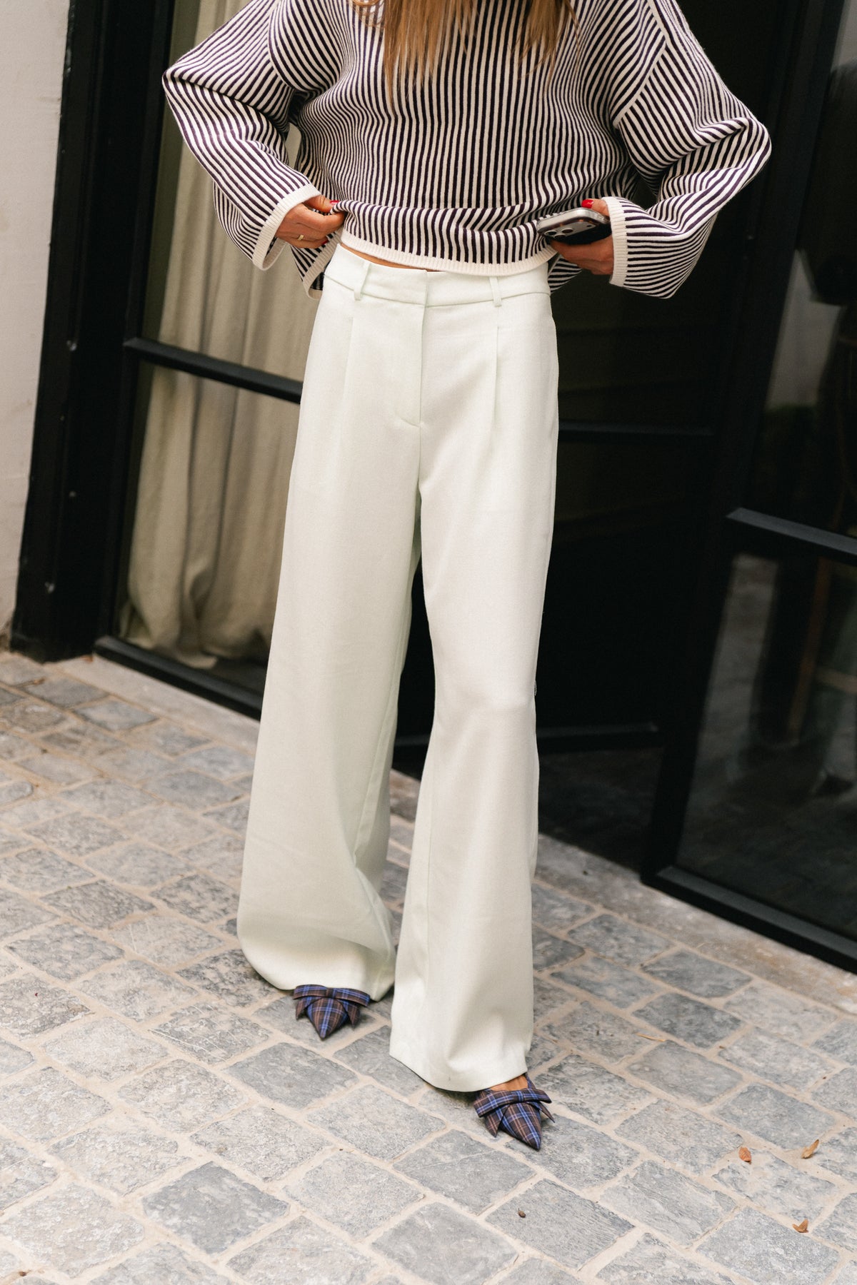 Vidaya HW tailored pant green lily
