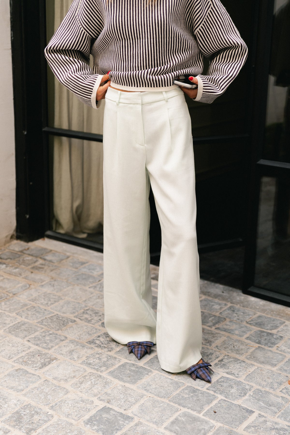 Vidaya HW tailored pant green lily