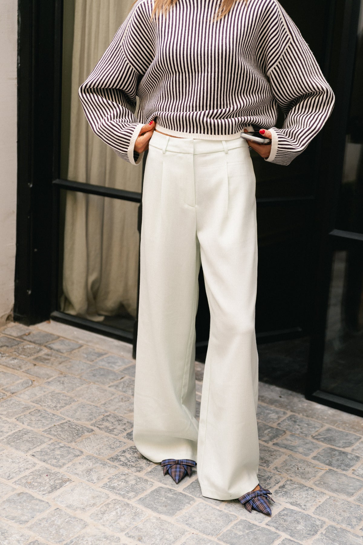 Vidaya HW tailored pant green lily