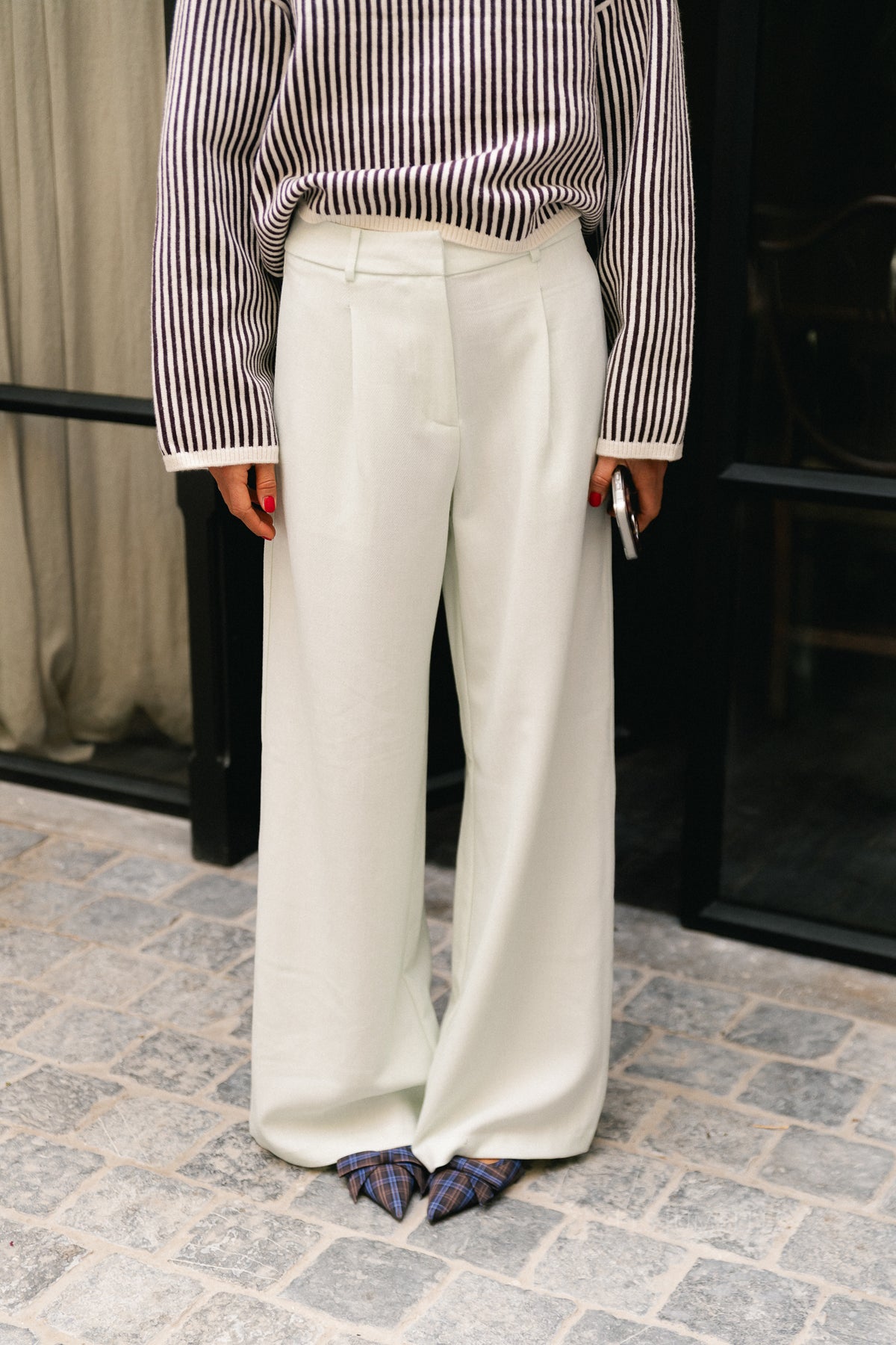Vidaya HW tailored pant green lily