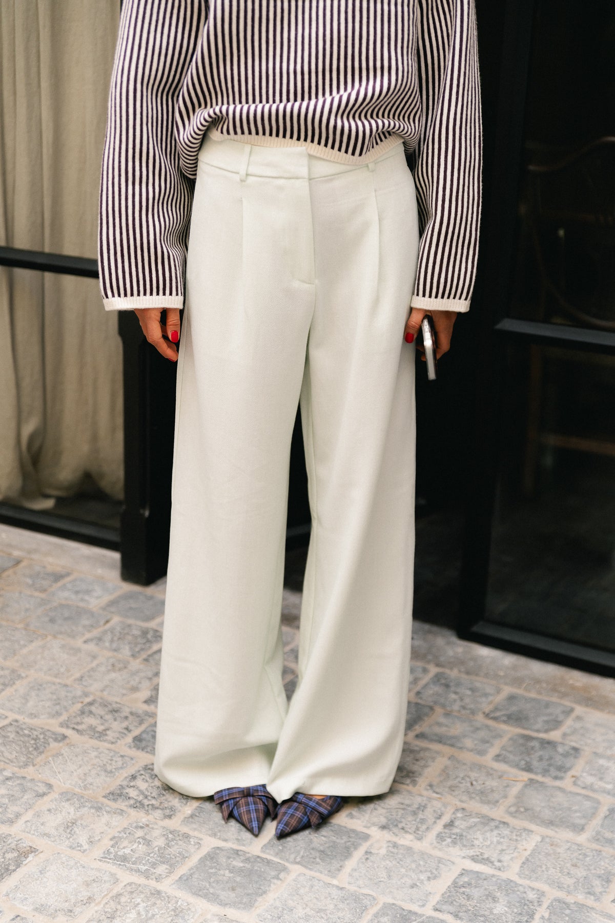 Vidaya HW tailored pant green lily