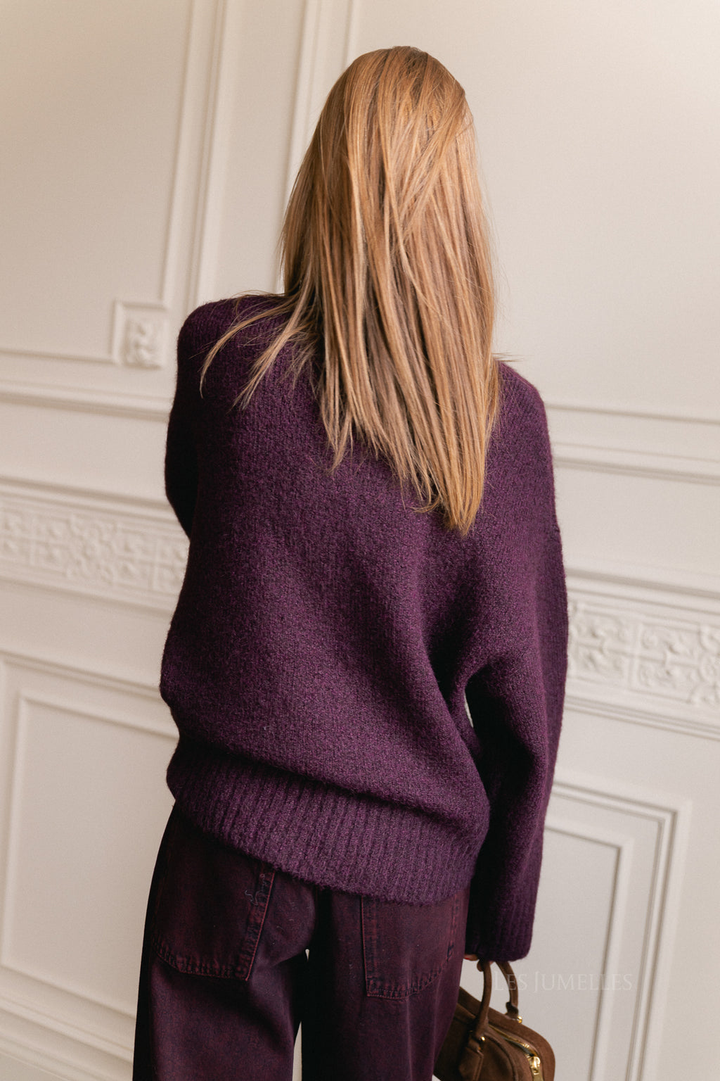 Lahela jumper prune purple