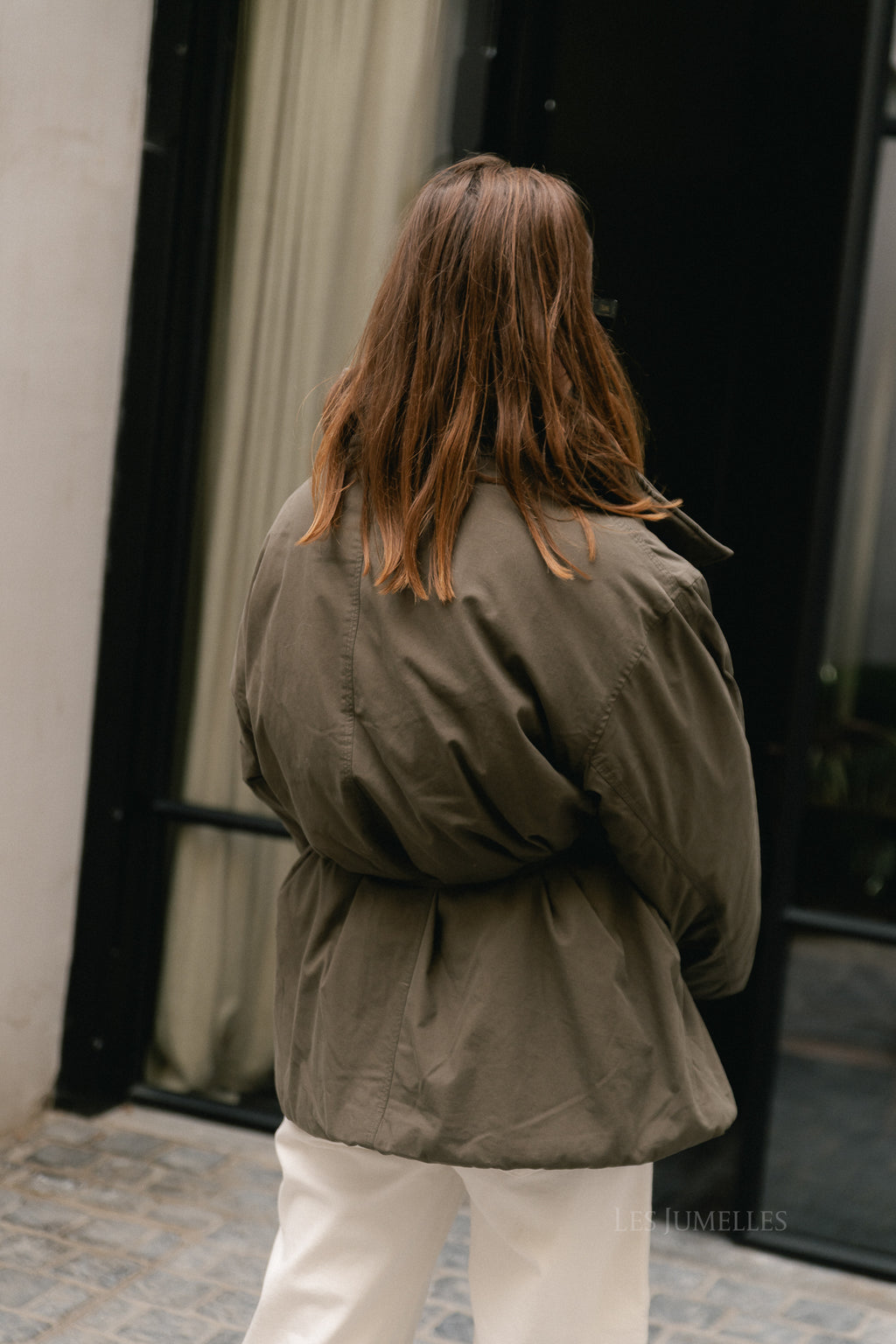 OBJPinea LS padded jacket morel