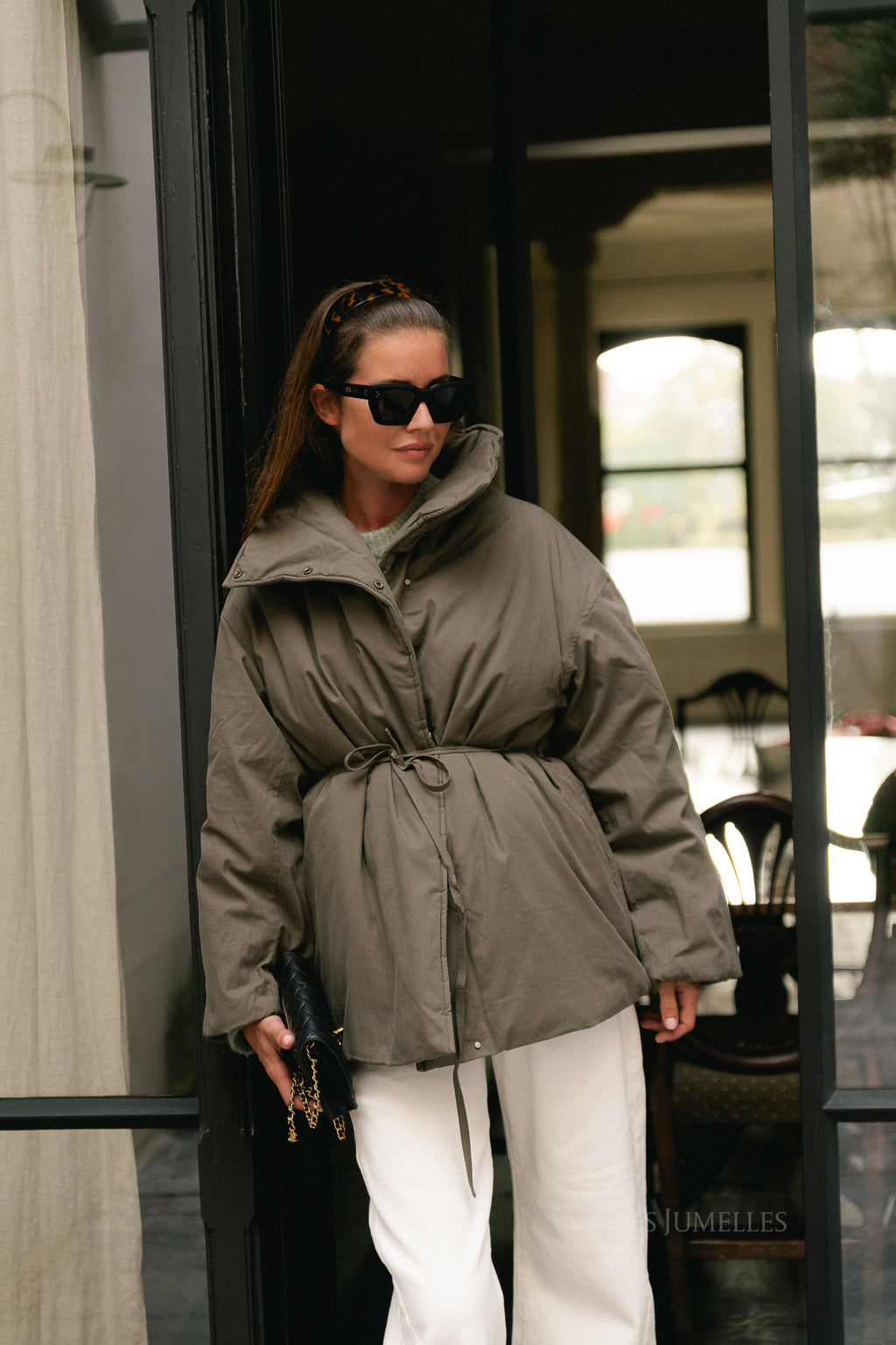 OBJPinea LS padded jacket morel