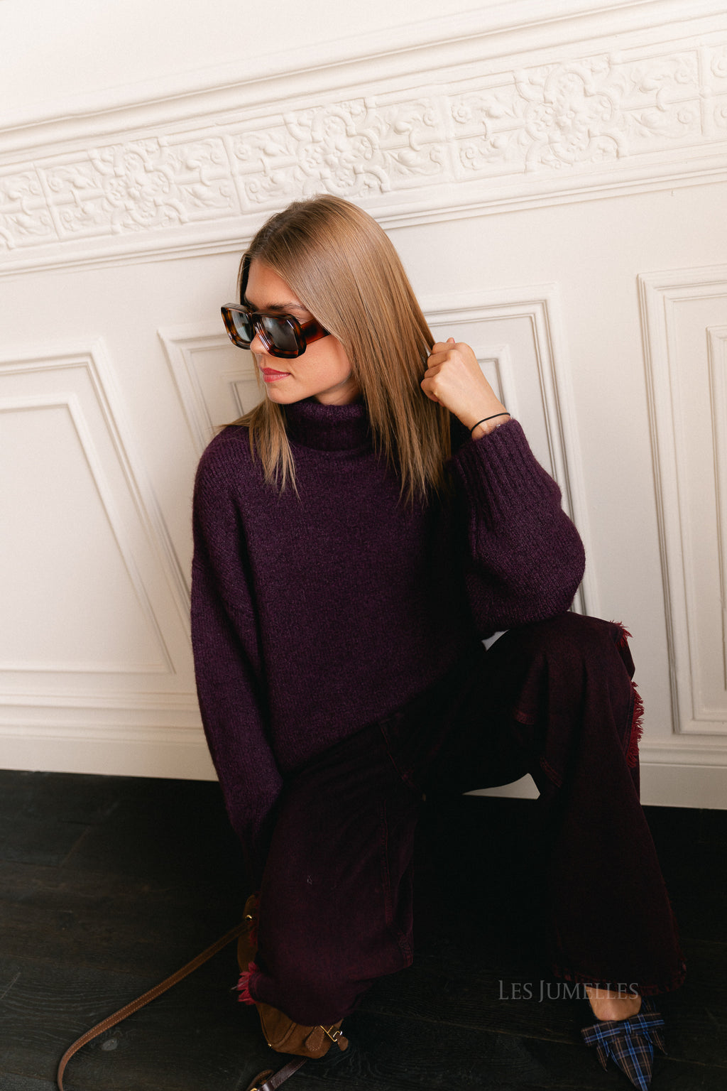 Lahela jumper prune purple