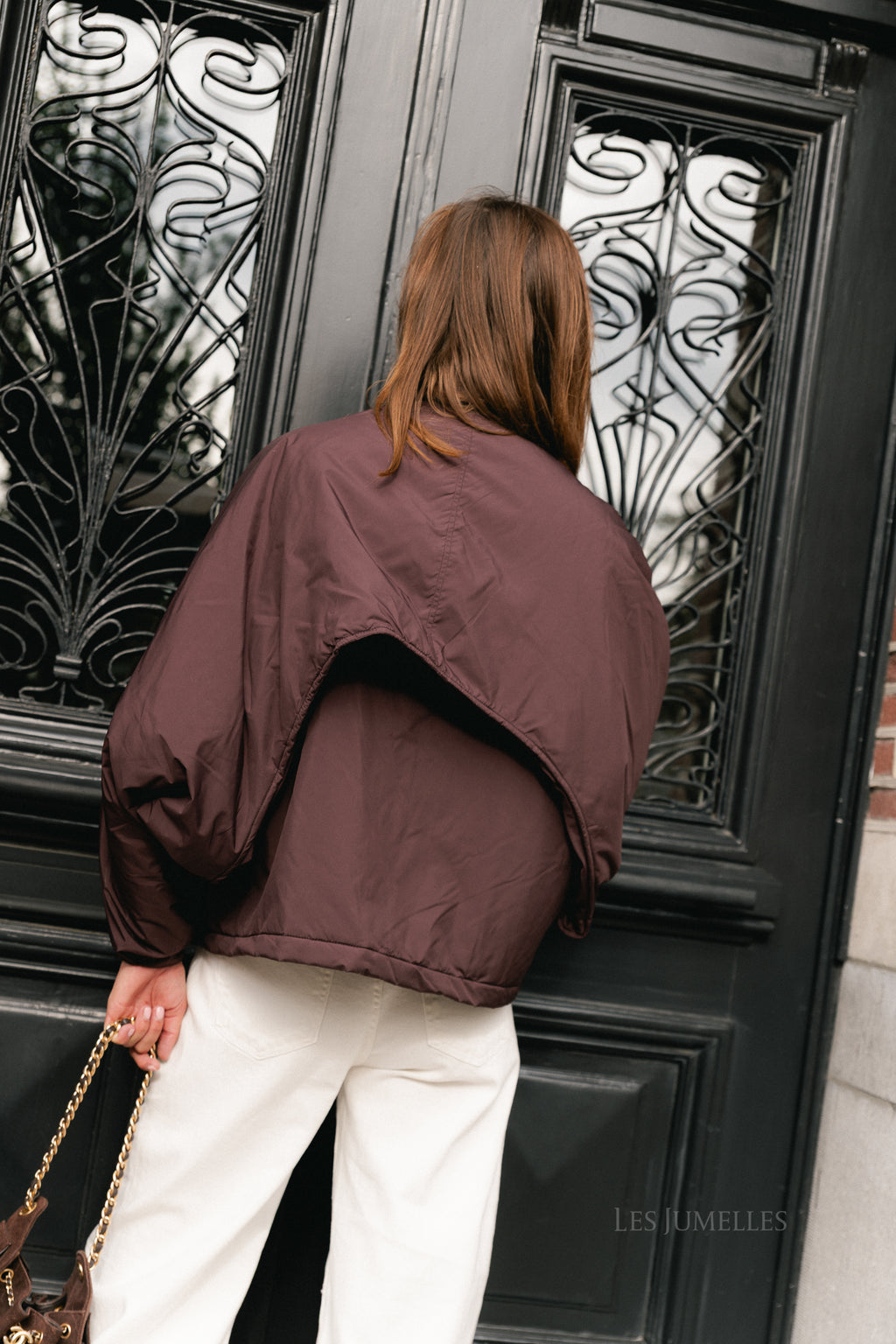 Jodie padded jacket maroon