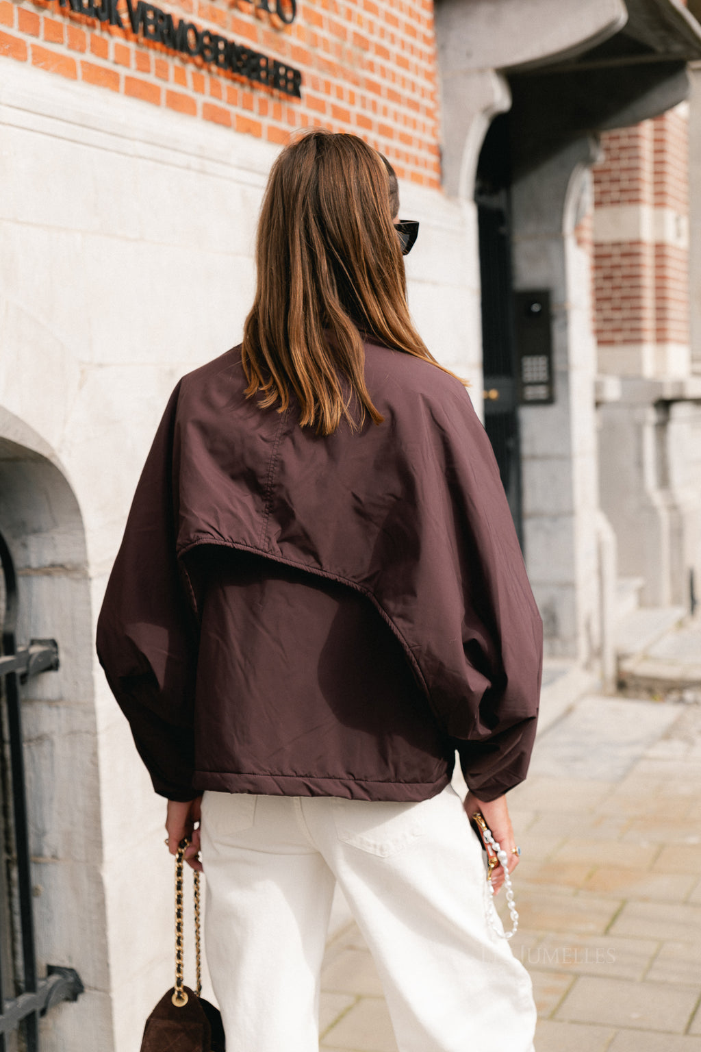 Jodie padded jacket maroon