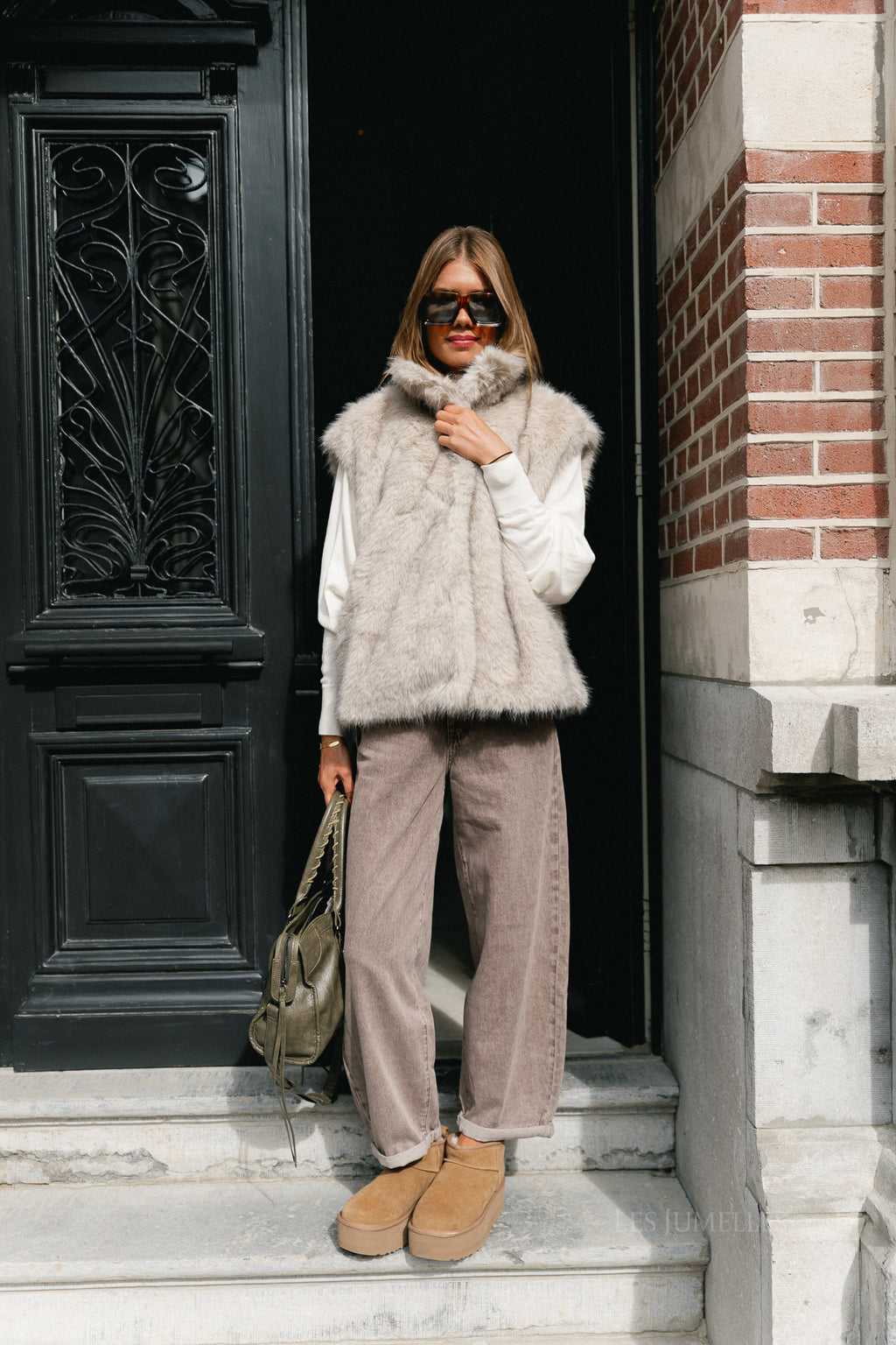 Piper vest silver grey