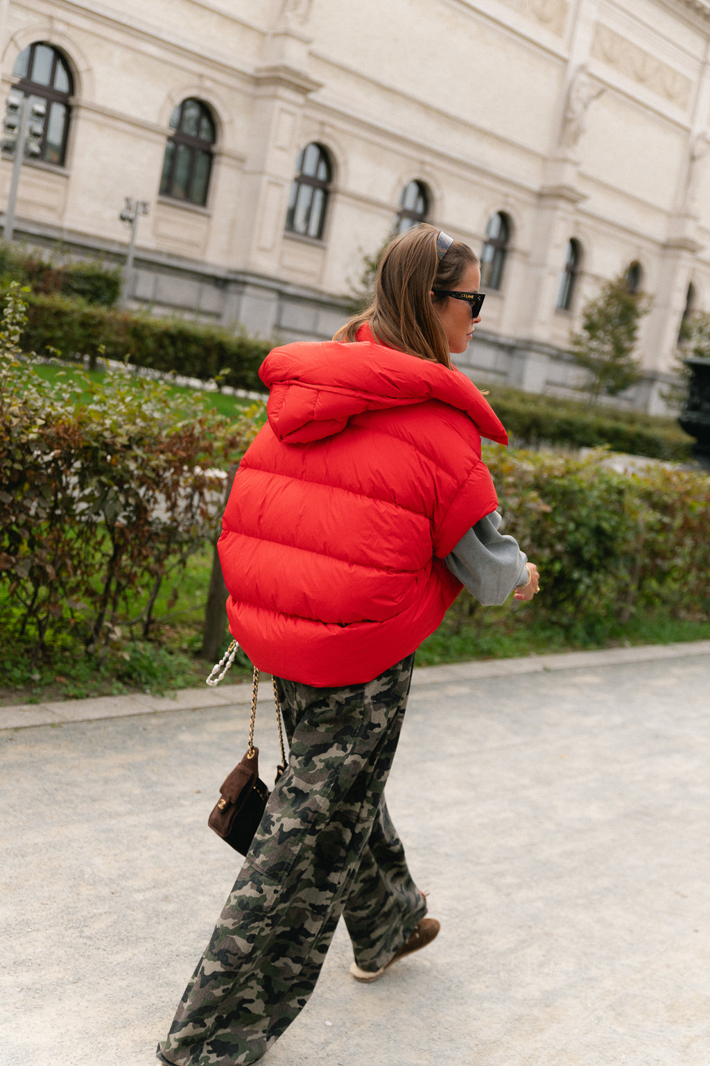 Jaclyn bodywarmer fiery red