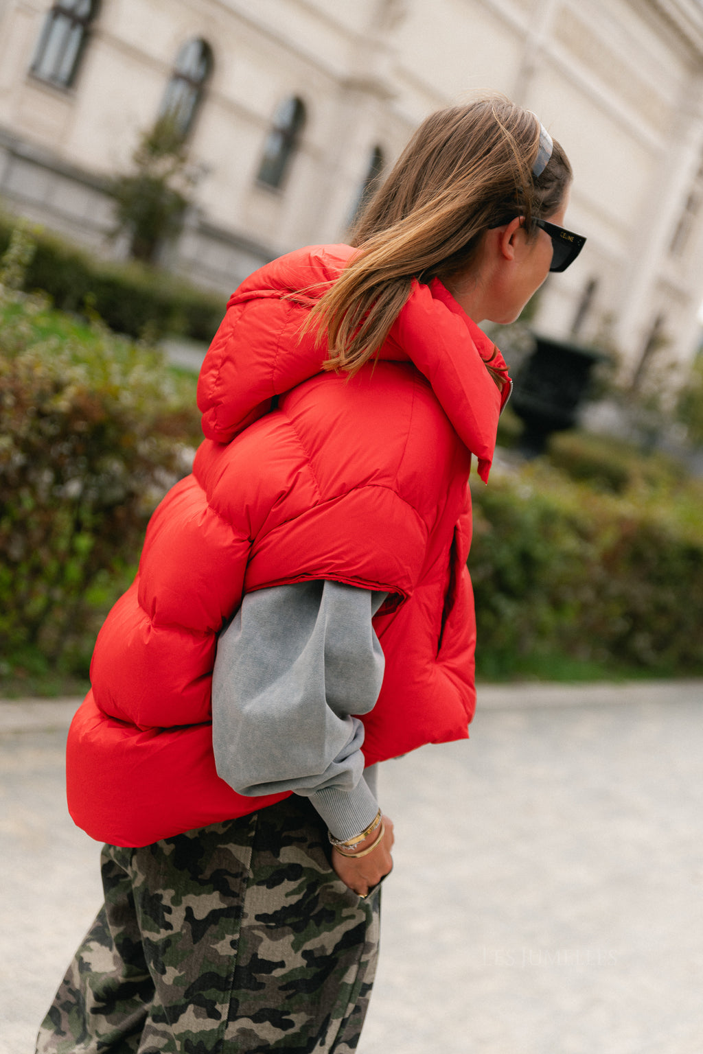 Jaclyn bodywarmer fiery red