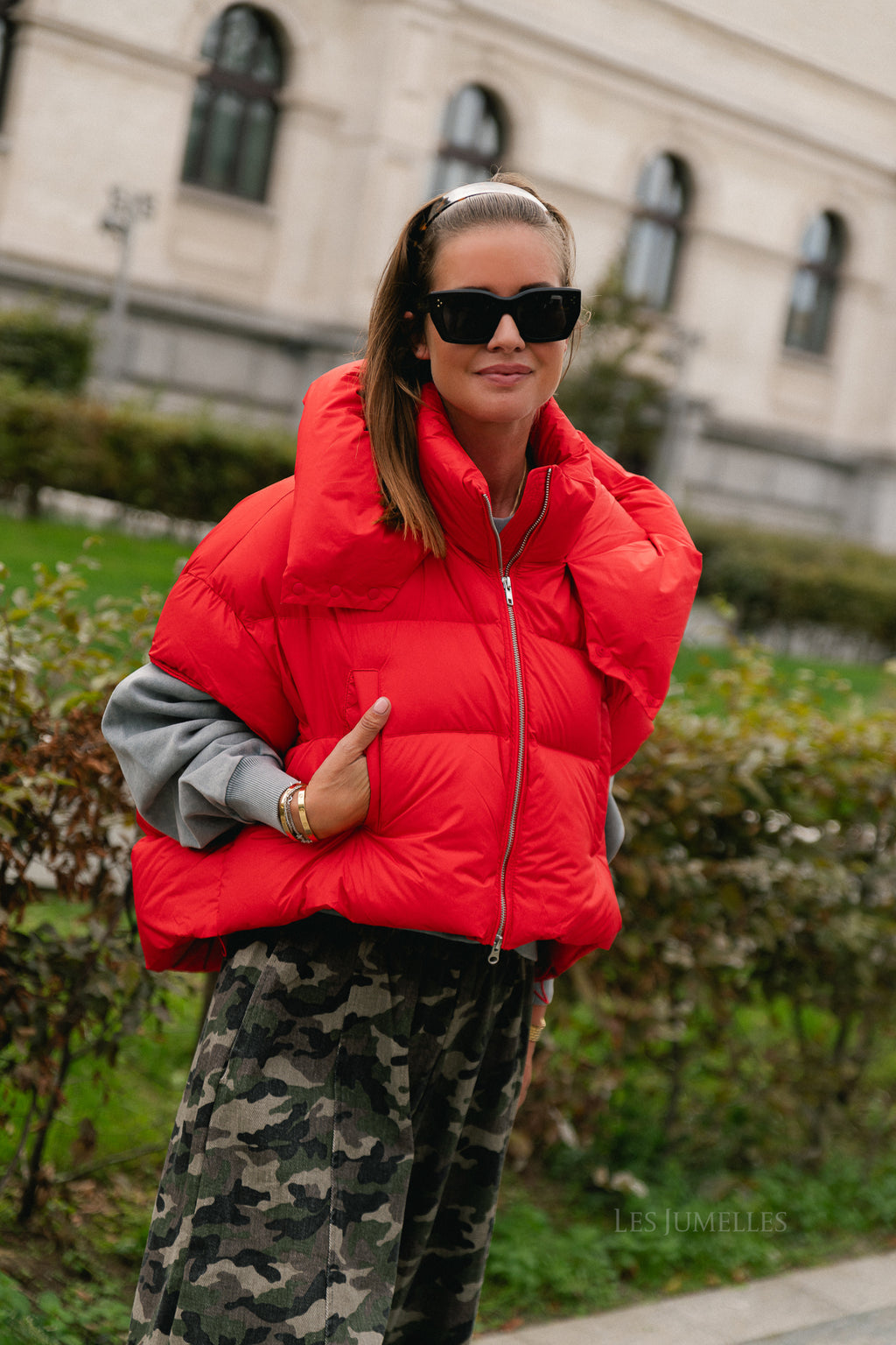 Jaclyn bodywarmer fiery red