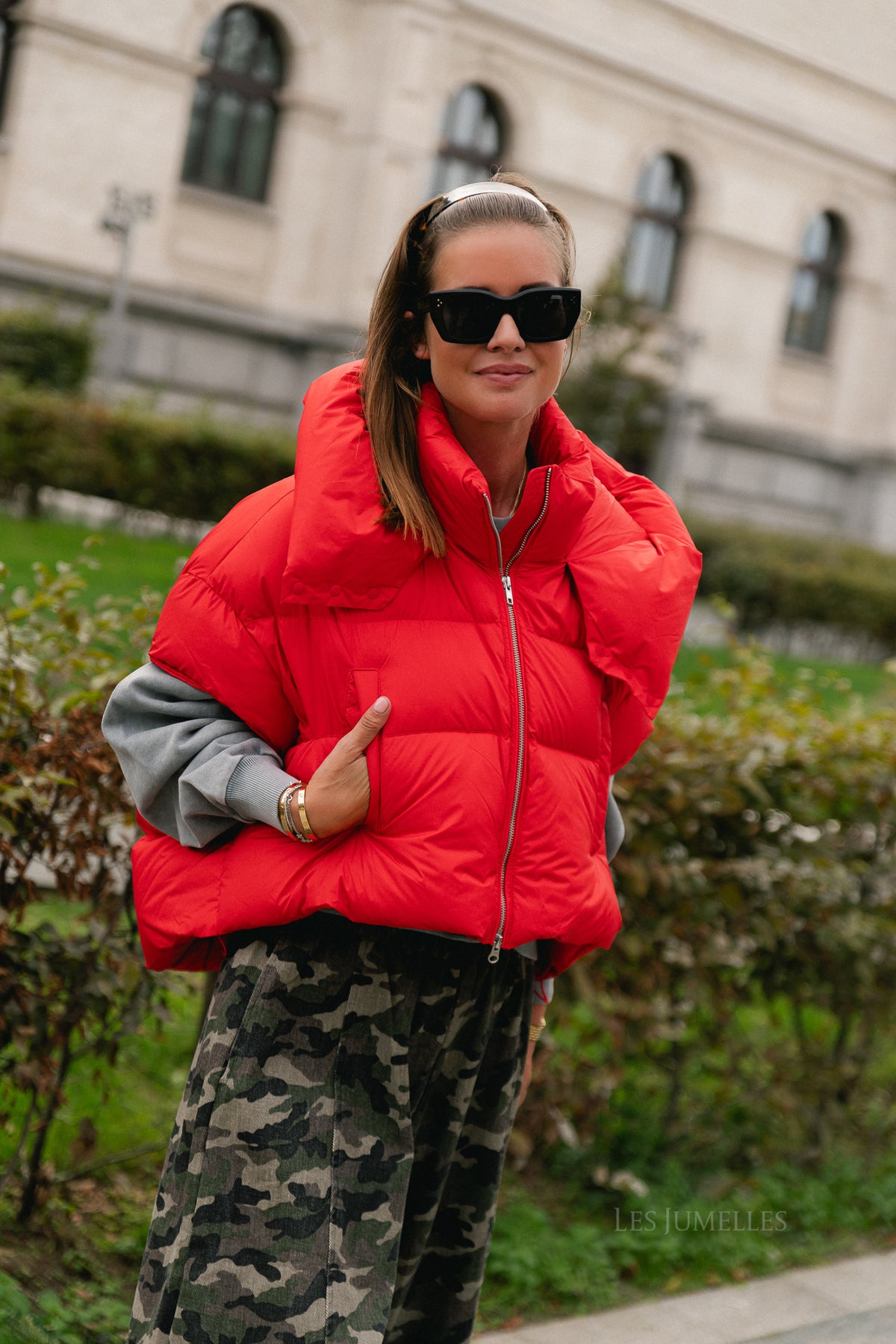Jaclyn bodywarmer fiery red