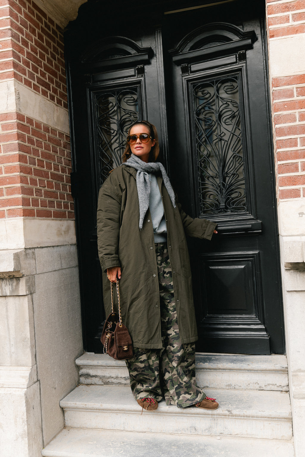 Audrey coat olive
