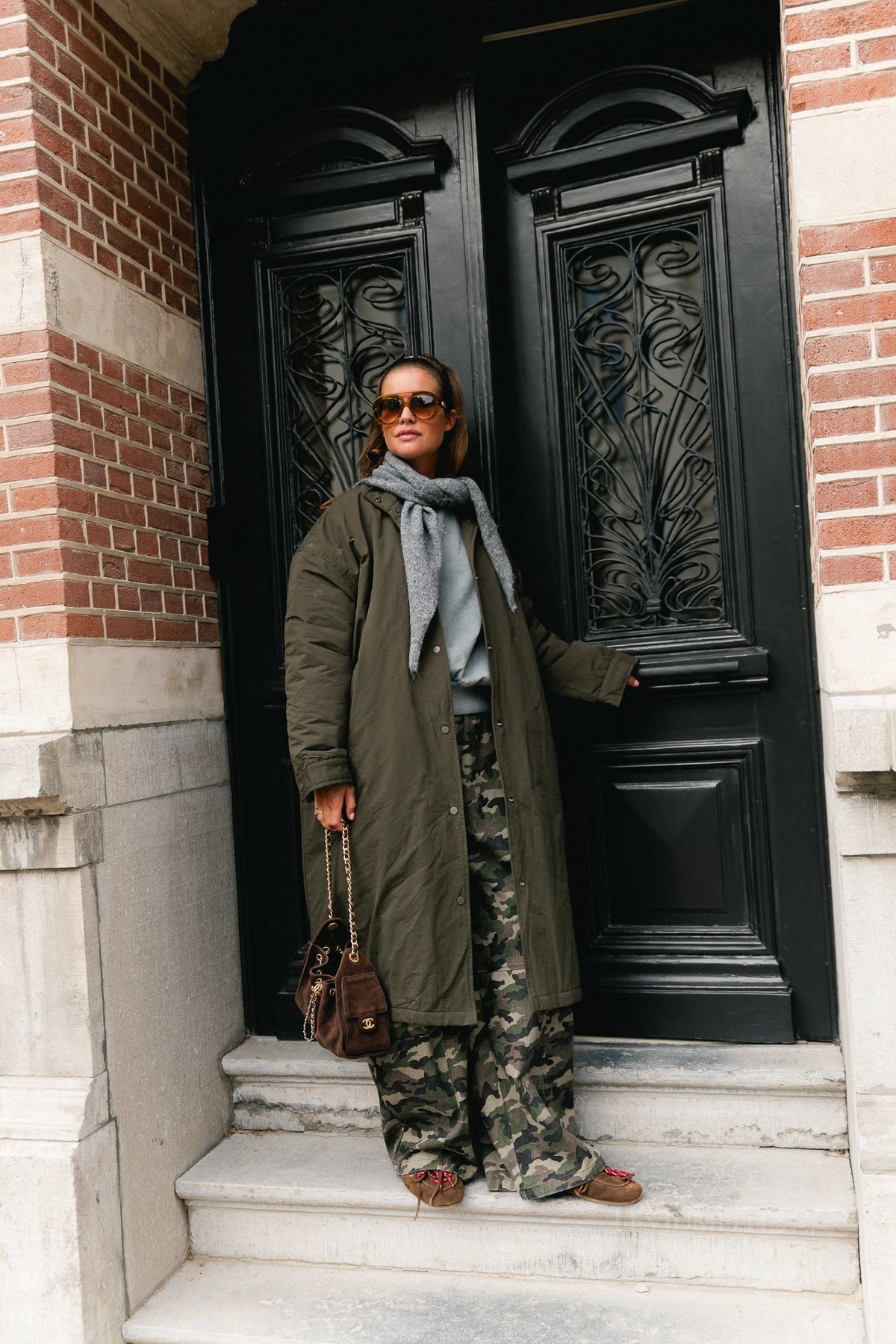 Audrey coat olive