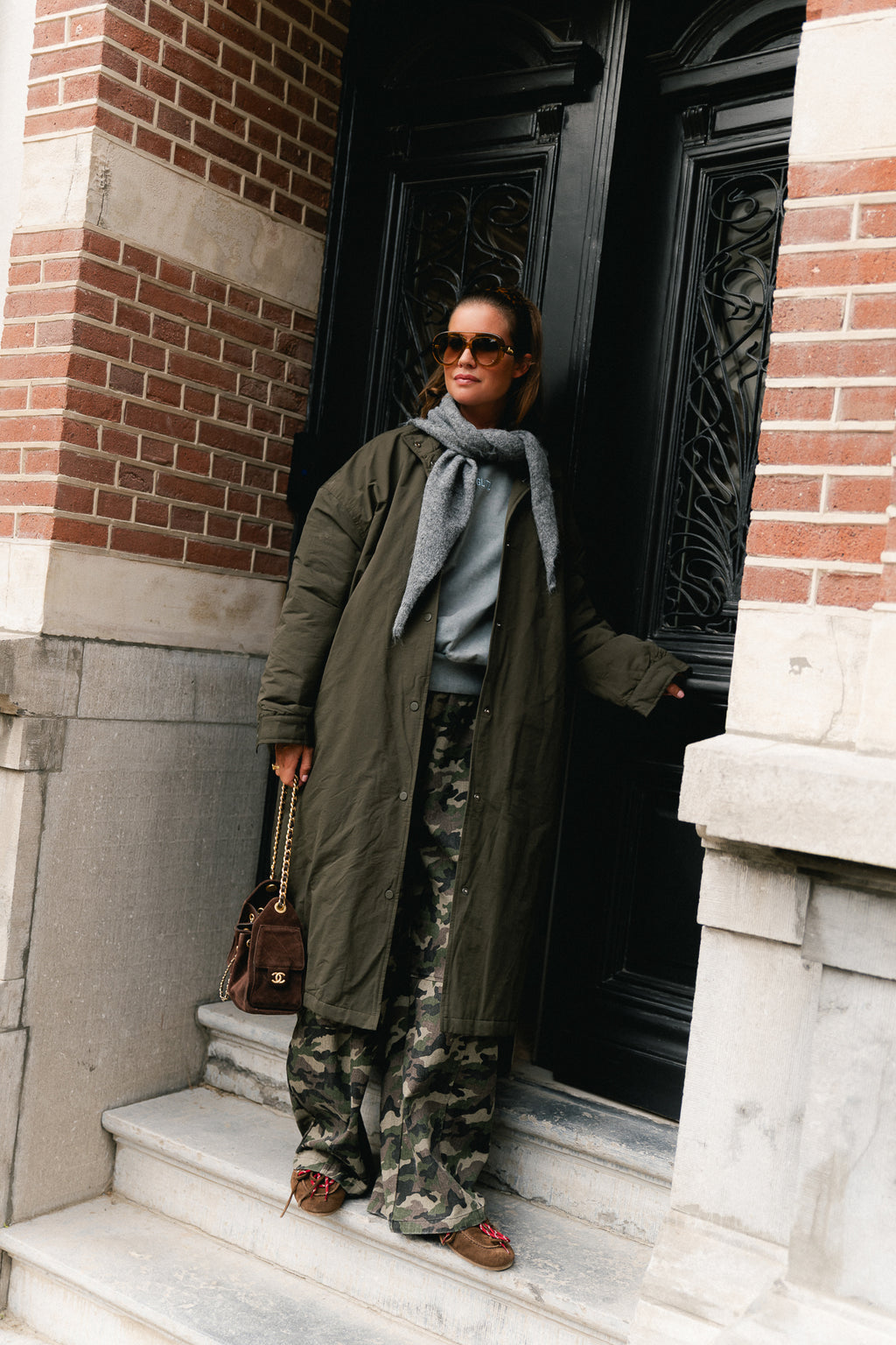 Audrey coat olive