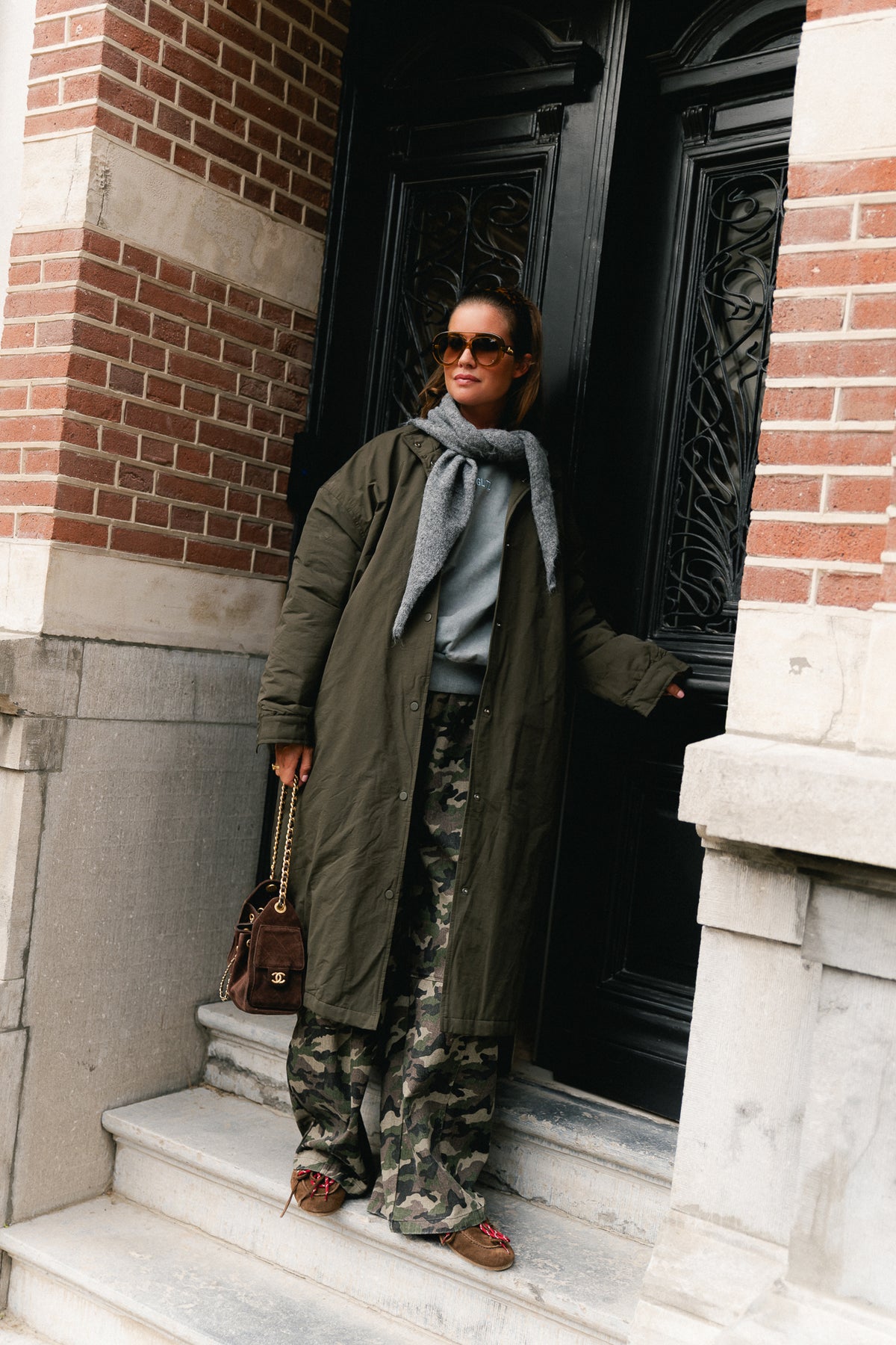 Audrey coat olive