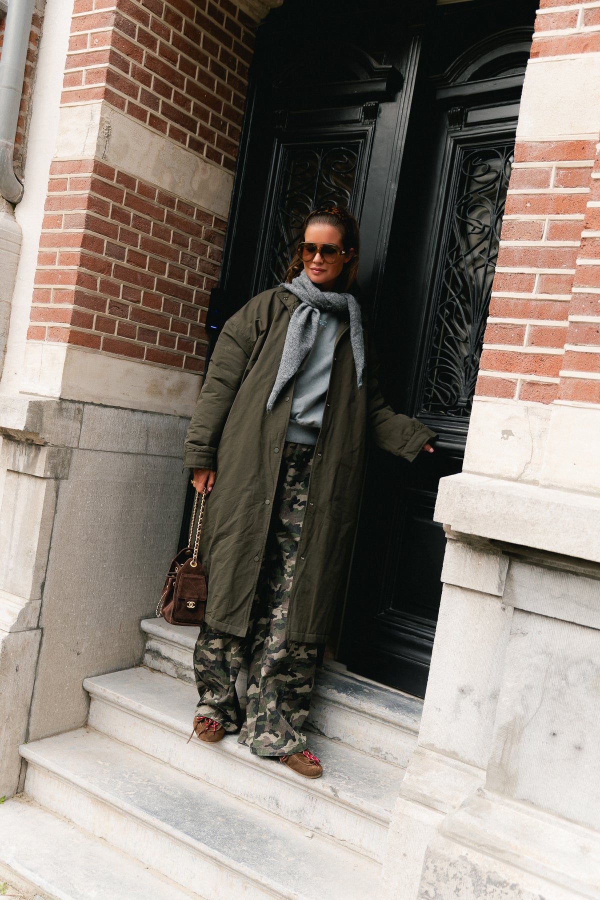 Audrey coat olive