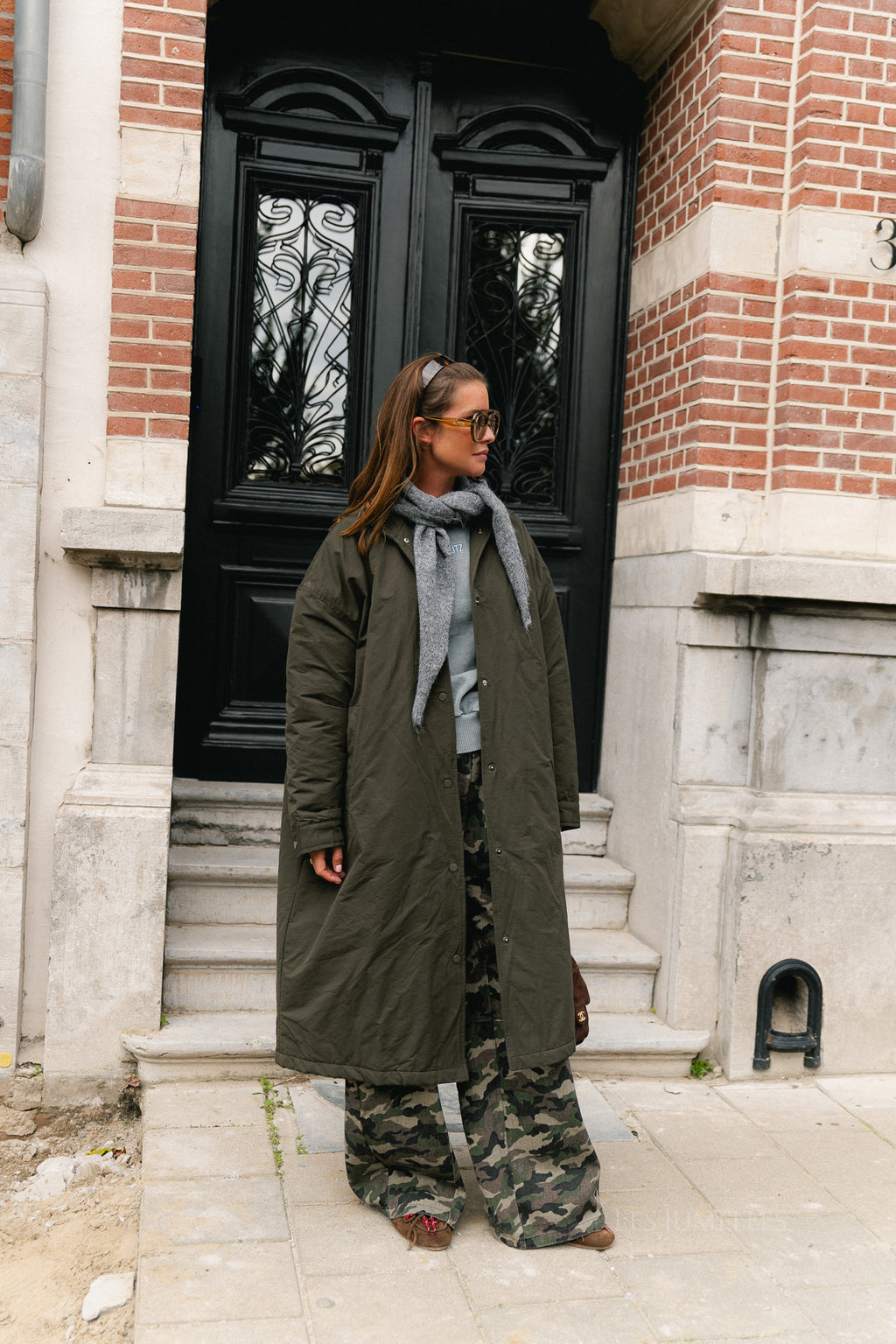 Audrey coat olive