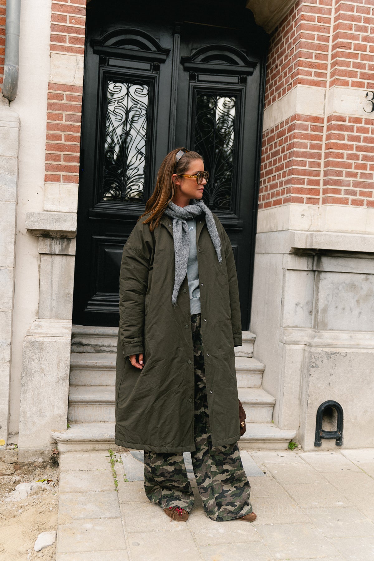 Audrey coat olive
