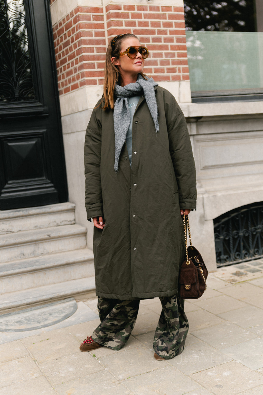 Audrey coat olive