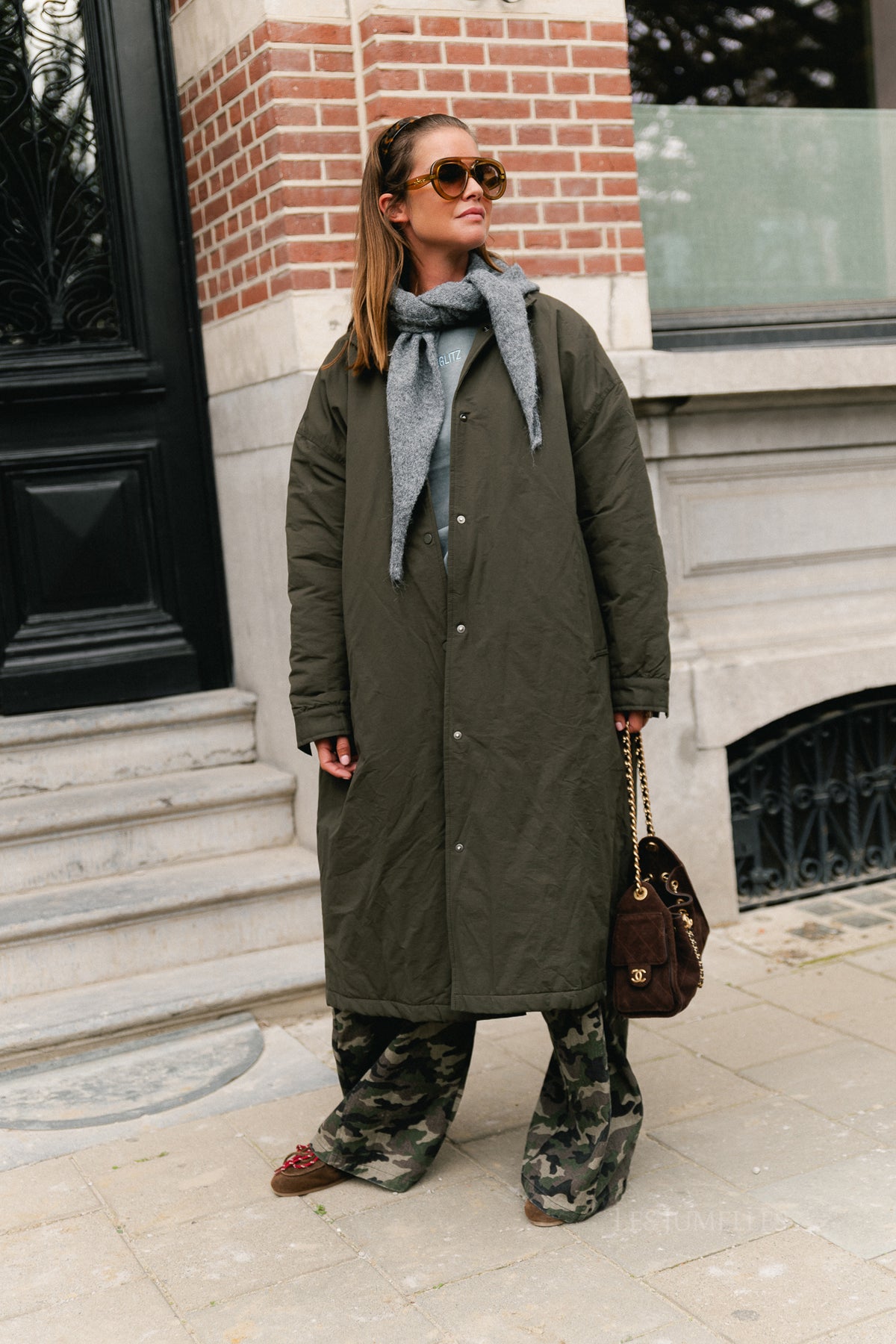 Audrey coat olive