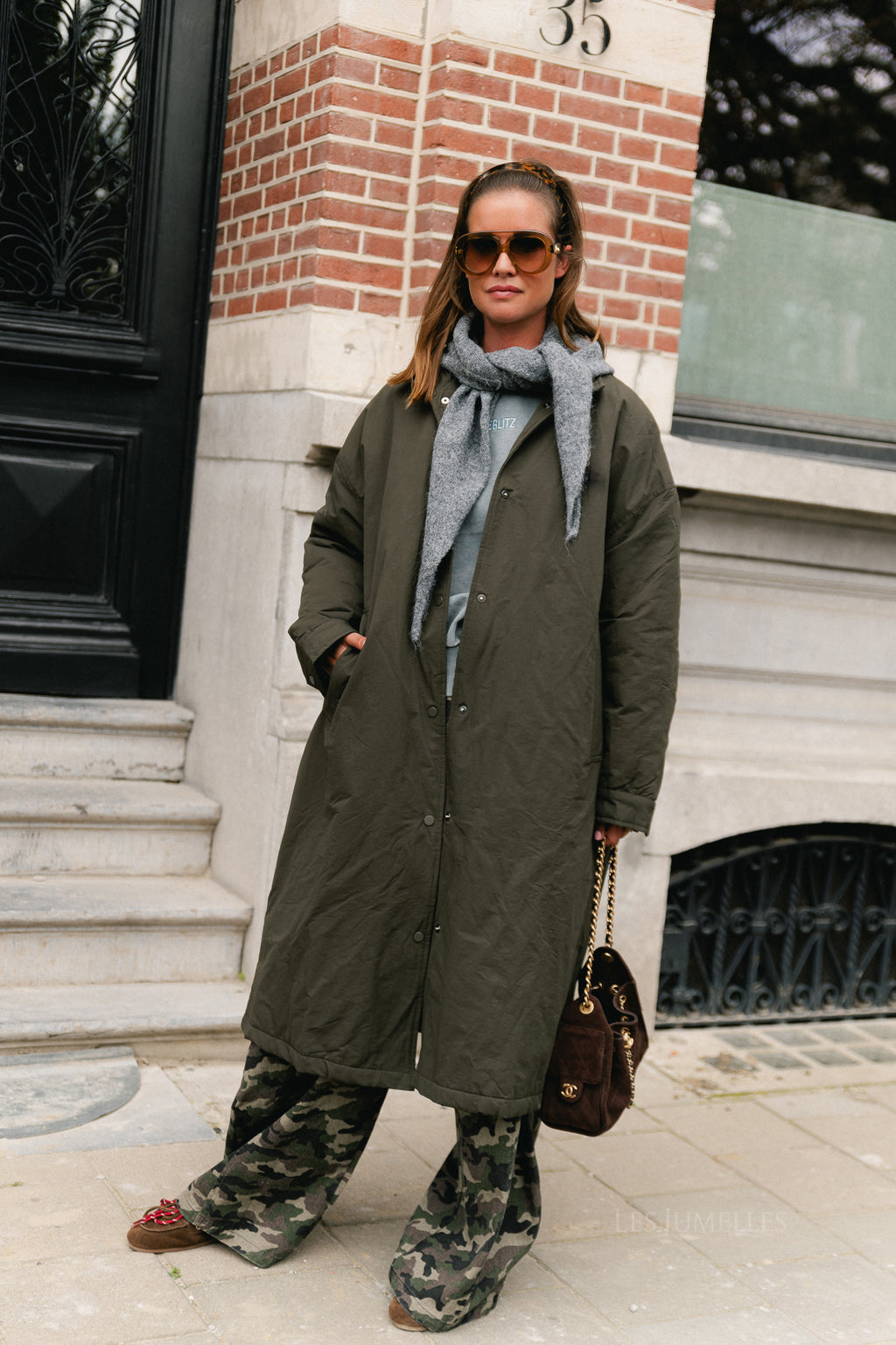 Audrey coat olive