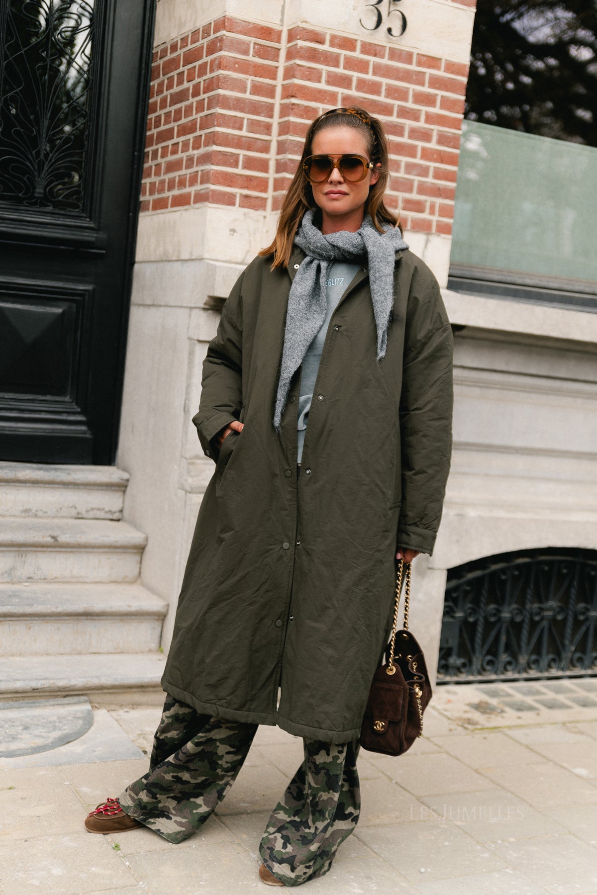 Audrey coat olive