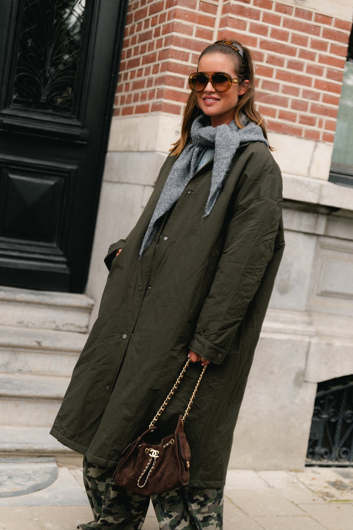 Audrey coat olive