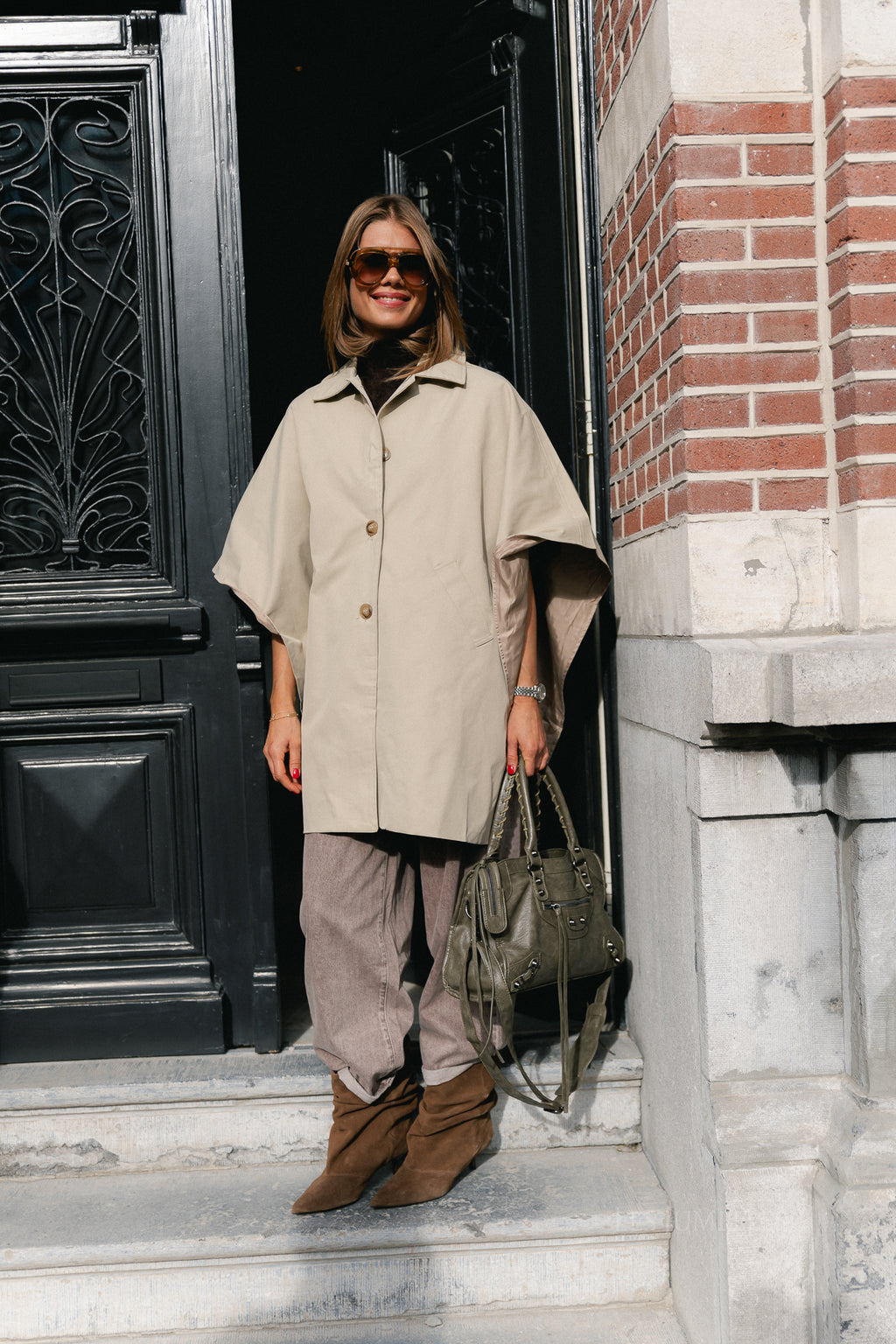 Dottie cape beige