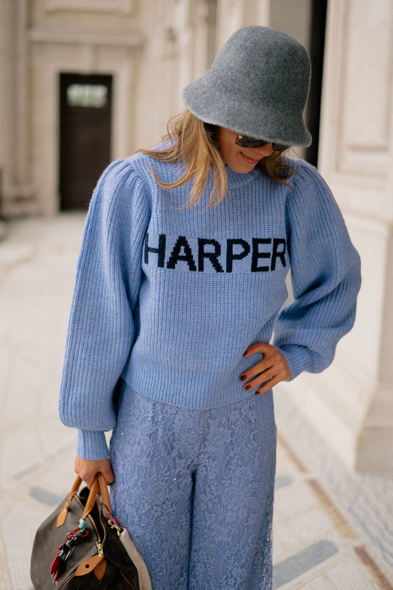Lysanne jumper icy blue