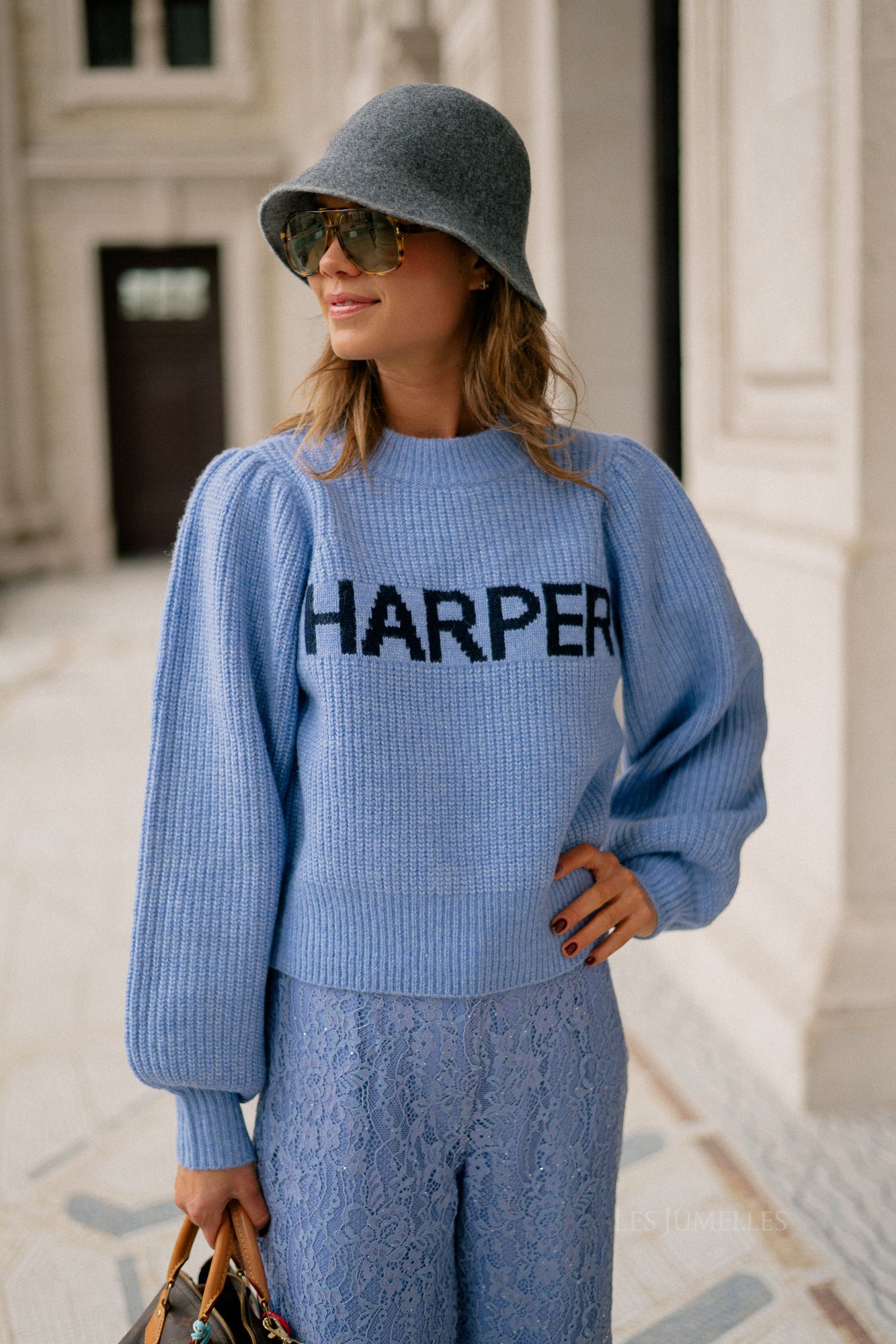 Lysanne jumper icy blue