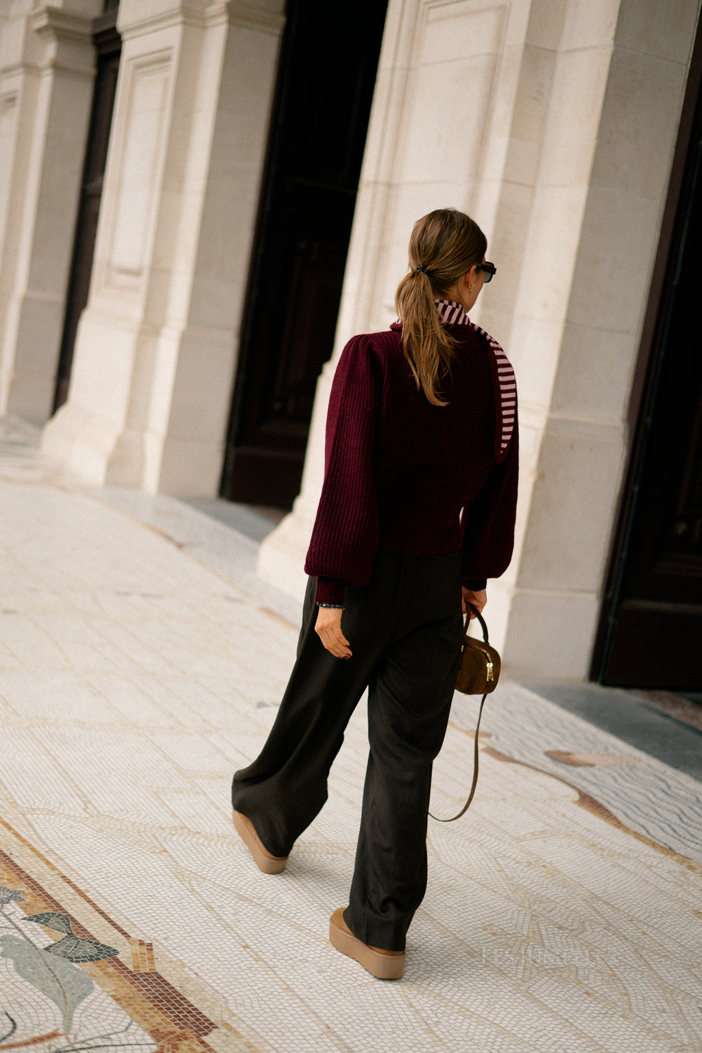Lysanne jumper wine berry