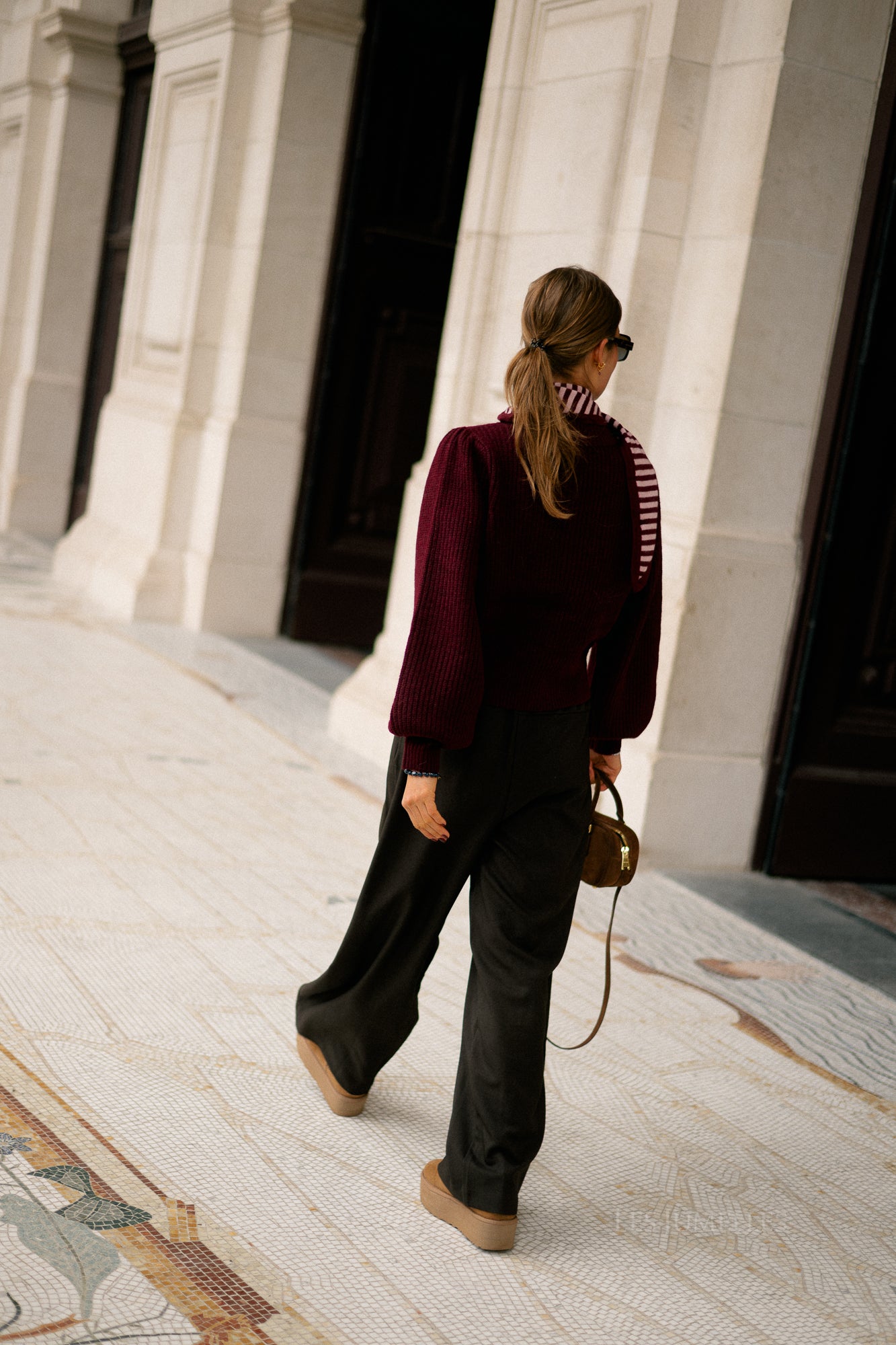 Lysanne jumper wine berry