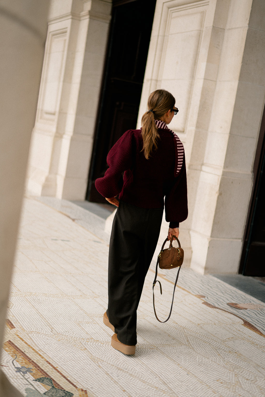 Lysanne jumper wine berry