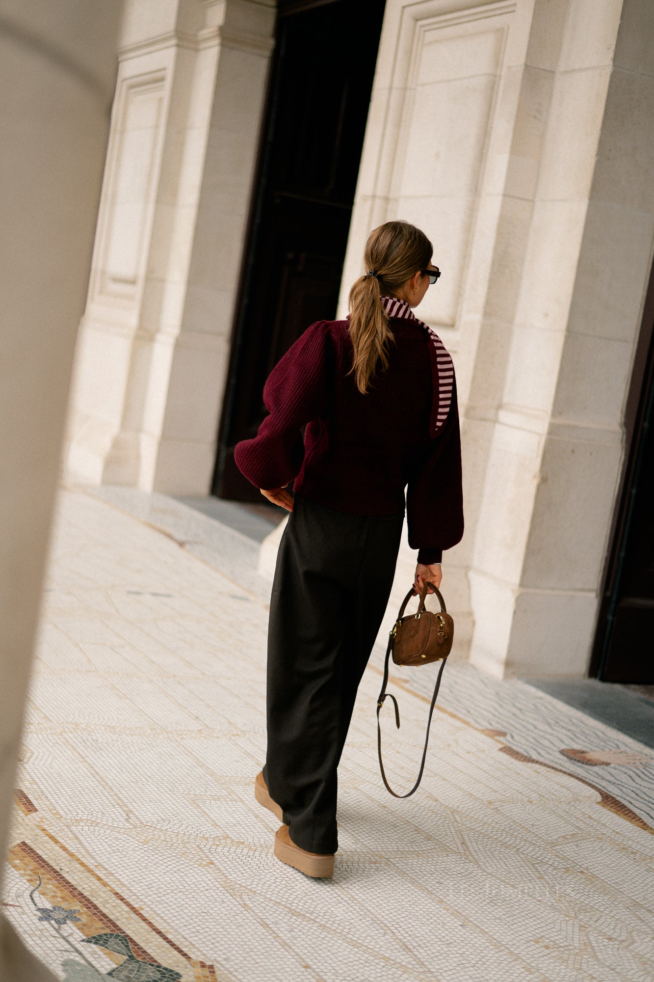 Lysanne jumper wine berry