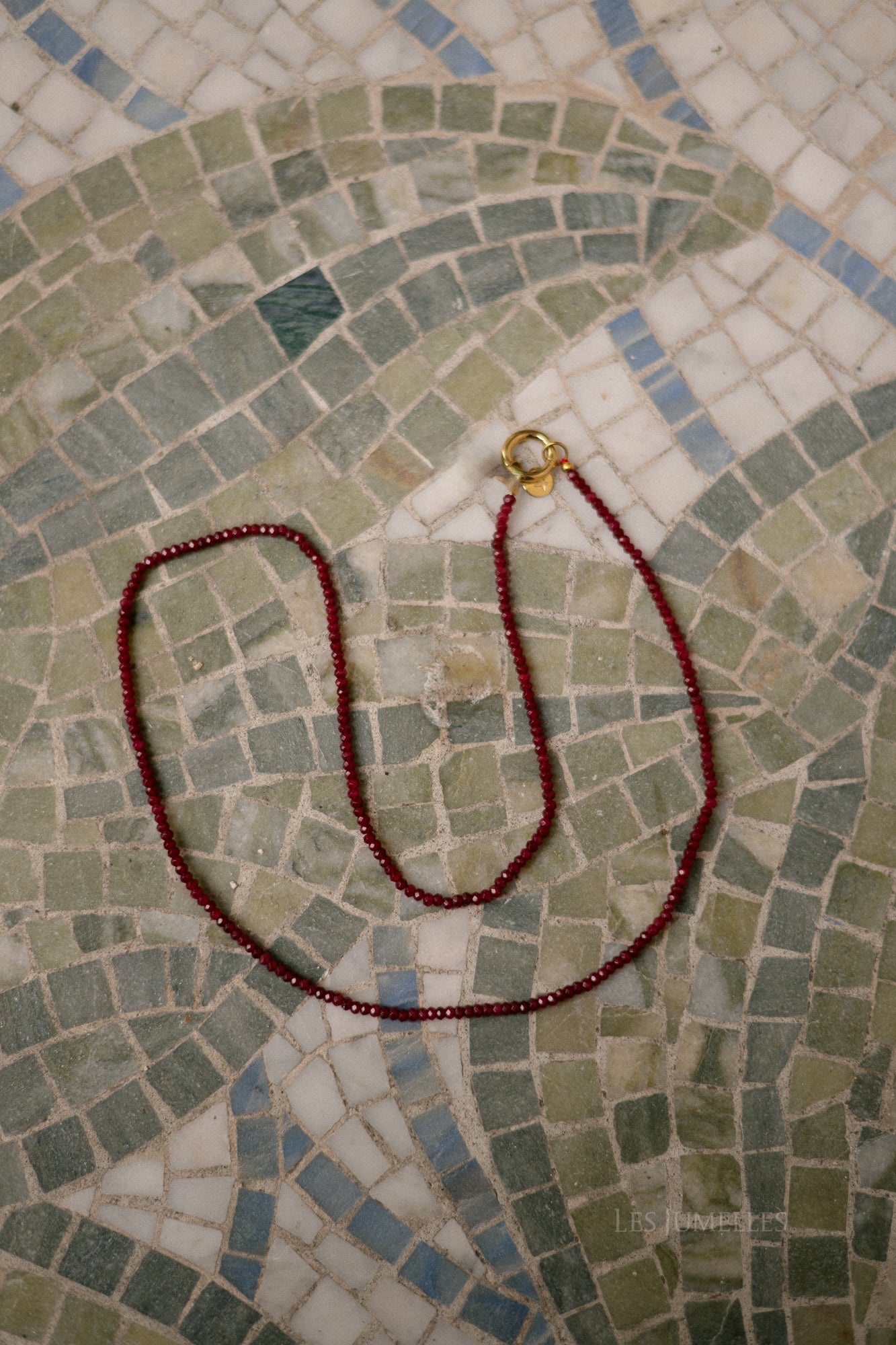 Roger red long necklace