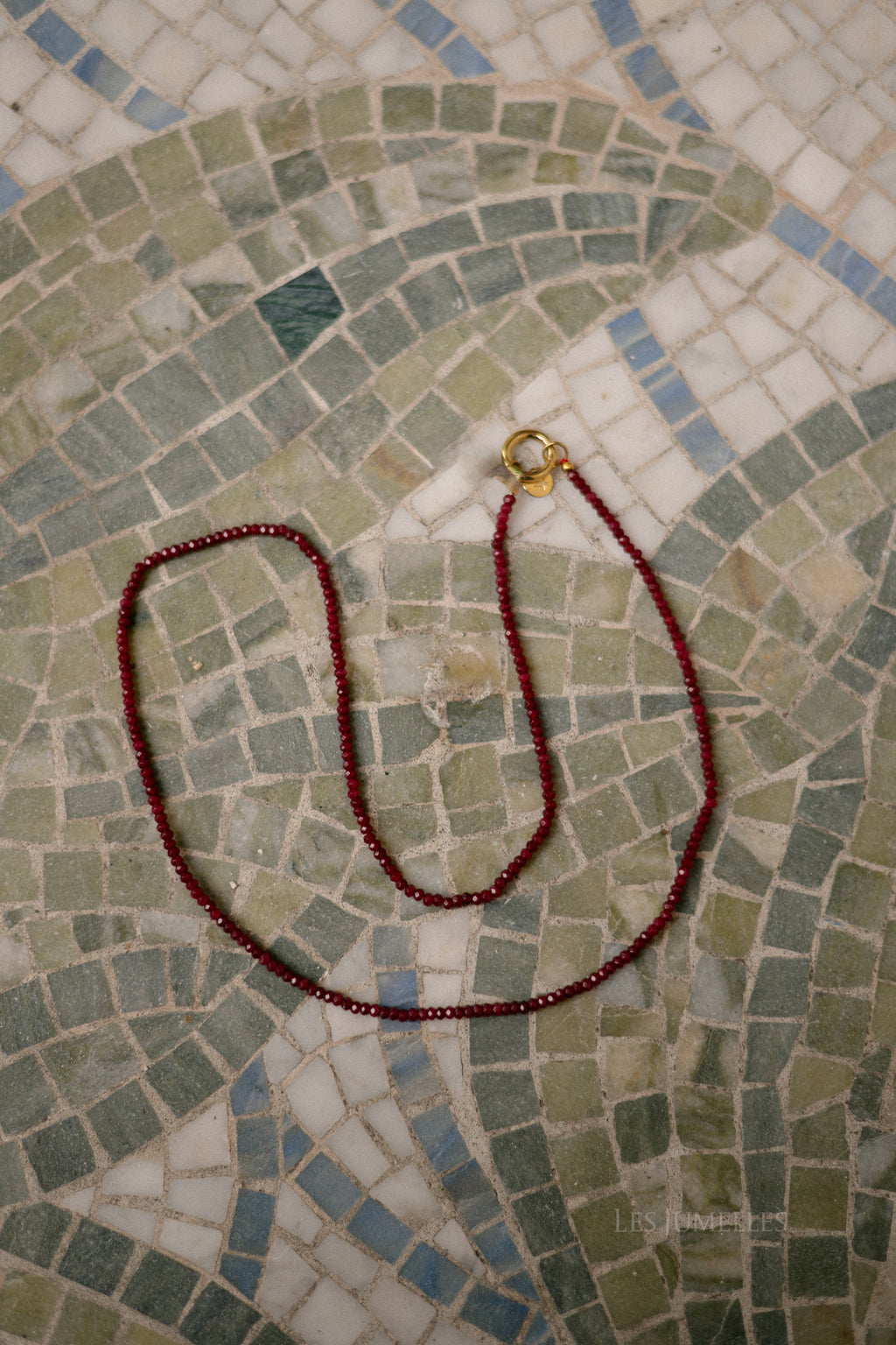 Roger red long necklace