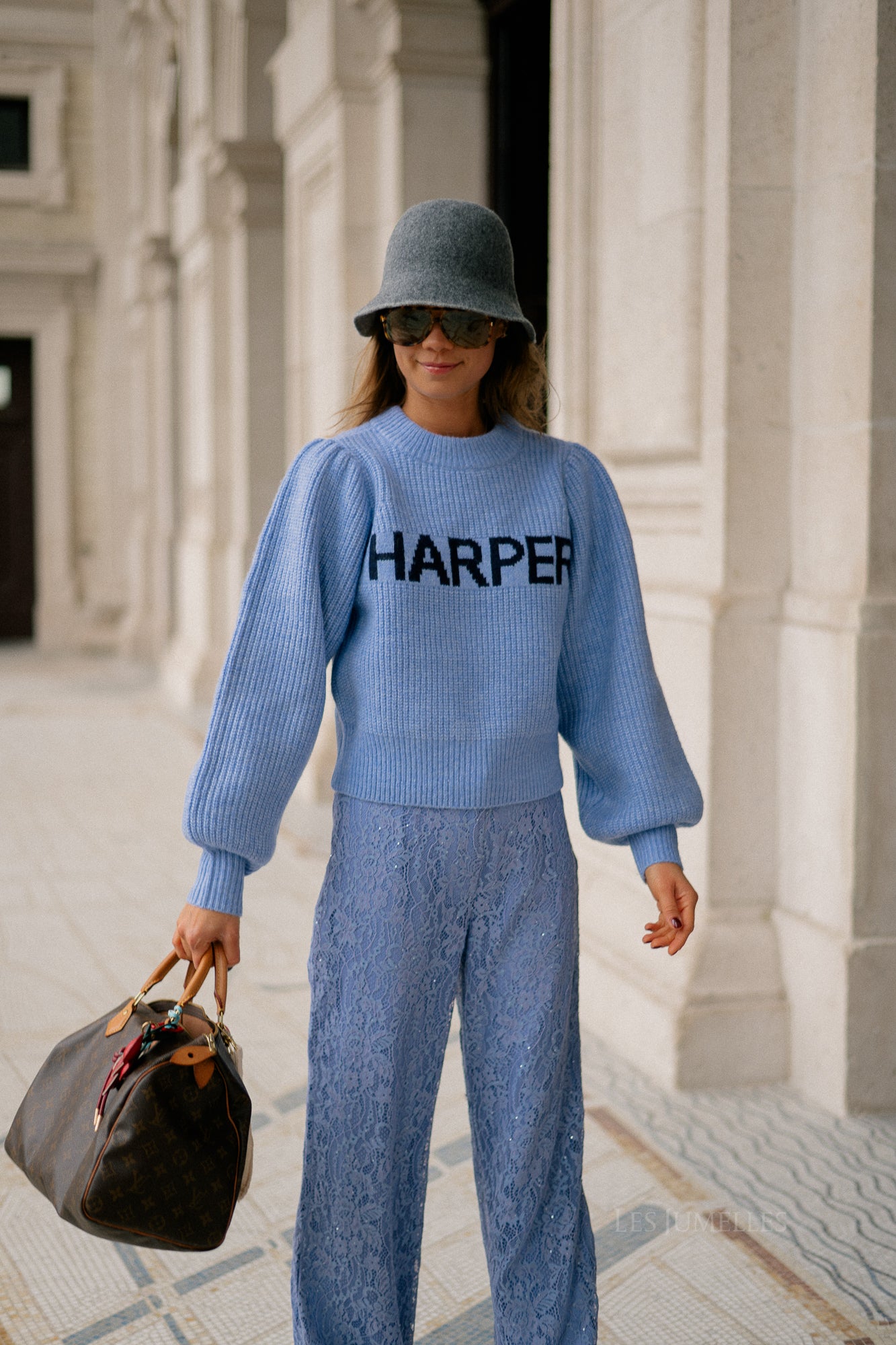 Lysanne jumper icy blue