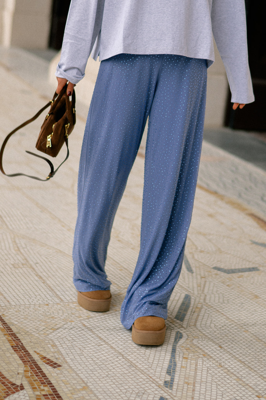 Holly pants icy blue