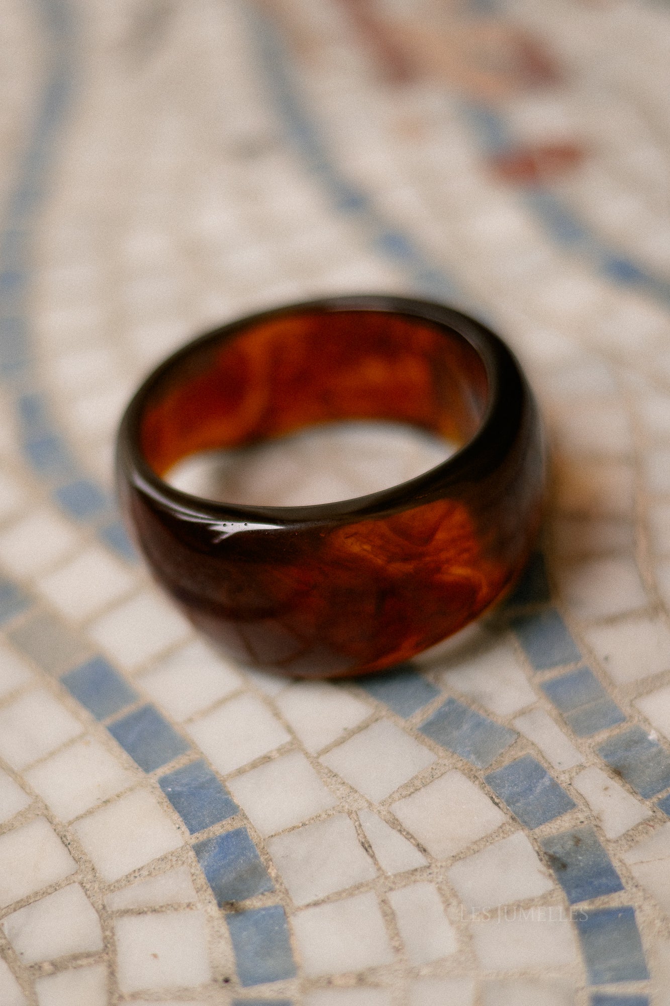 Acrylic bangle brown